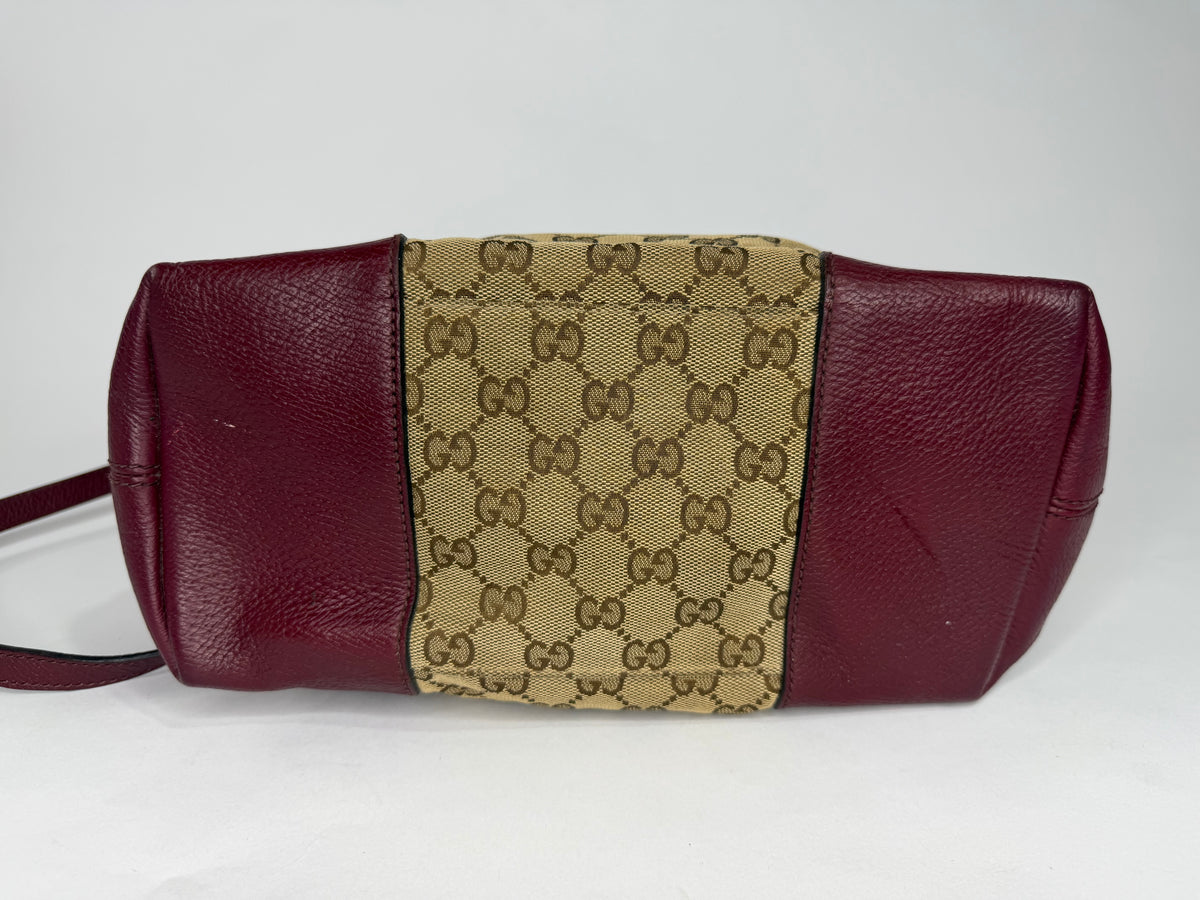 Gucci
Medium GG Canvas Bree Fold Over Tote satchel