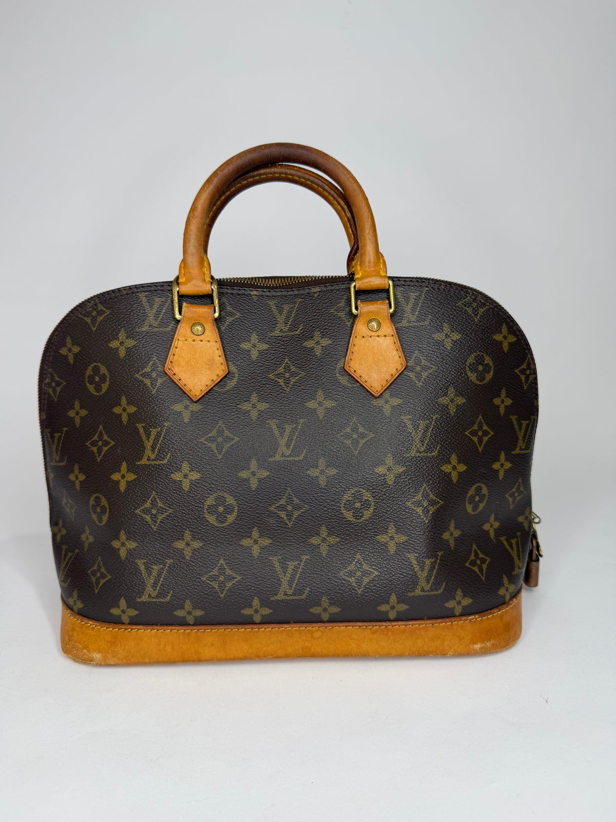 Louis Vuitton Monogram Canvas and Leather Alma PM Bag