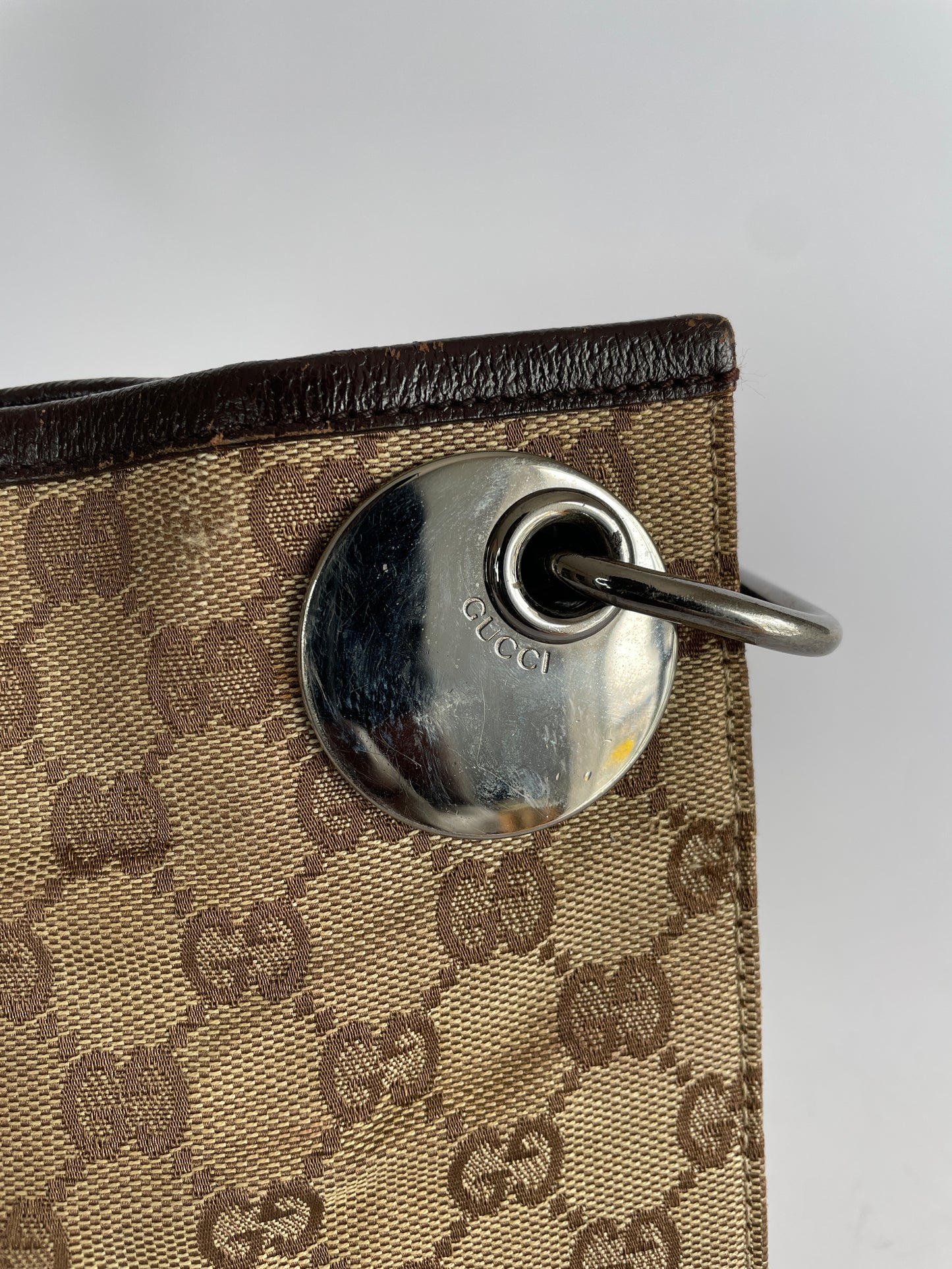 GUCCI
Monogram Eclipse Messenger Bag Brown