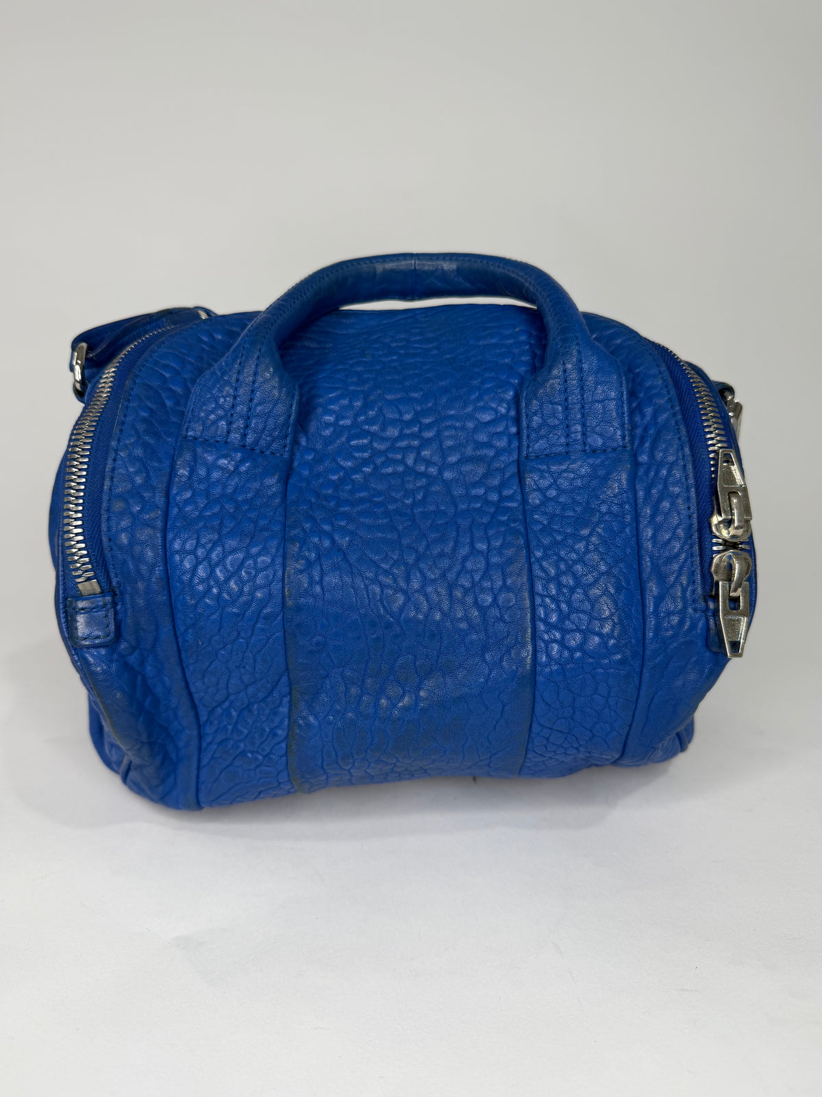 Alexander Wang Blue Lambskin Mini Pebbled Rockie