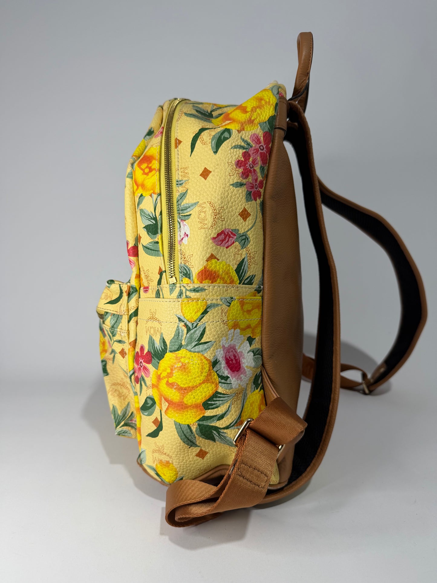 MCM Floral Print Backpack – Limited Collaboration (MCM x Phenomenon)