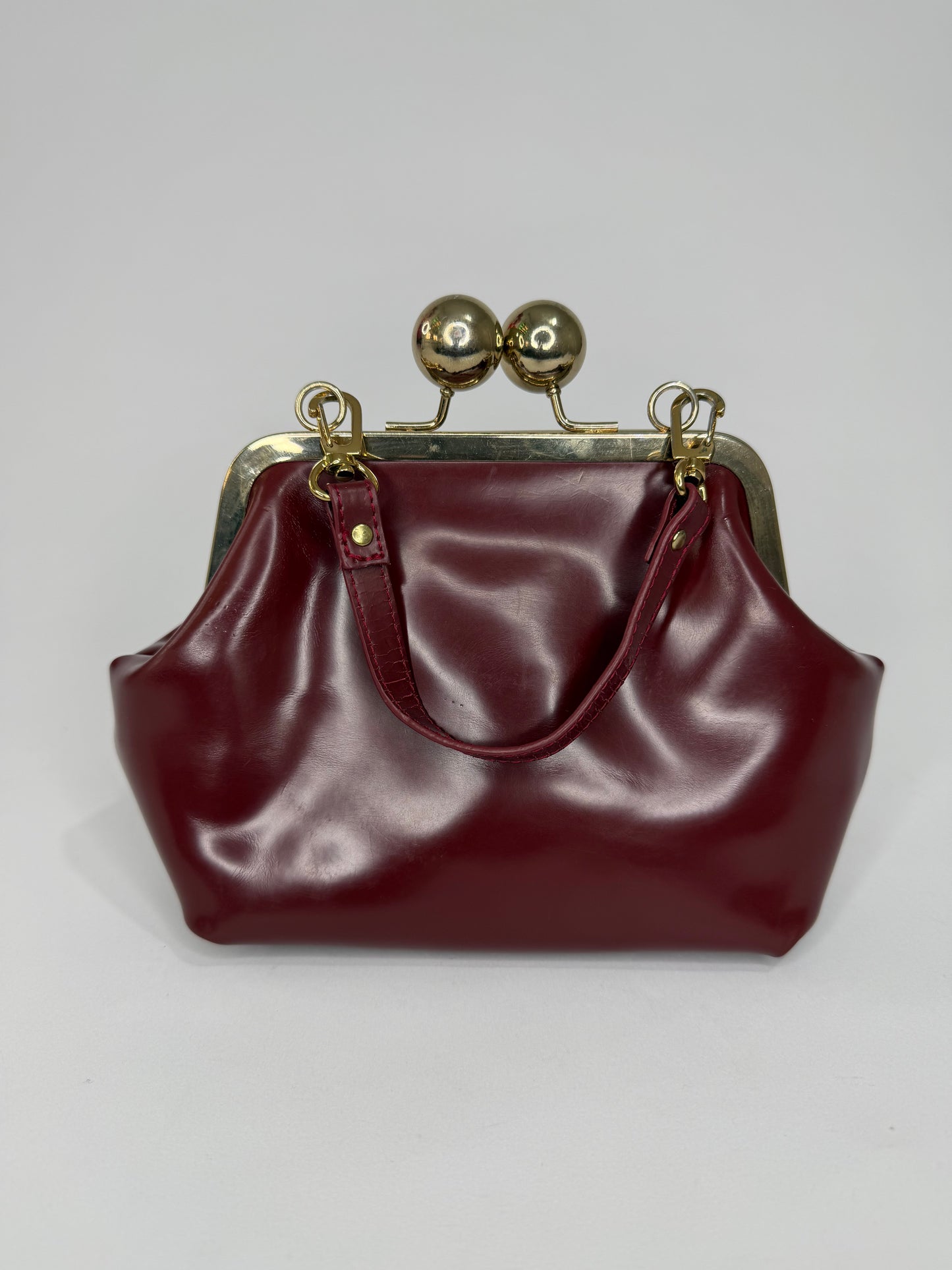 Vivienne Westwood Granny Frame leather tote bag