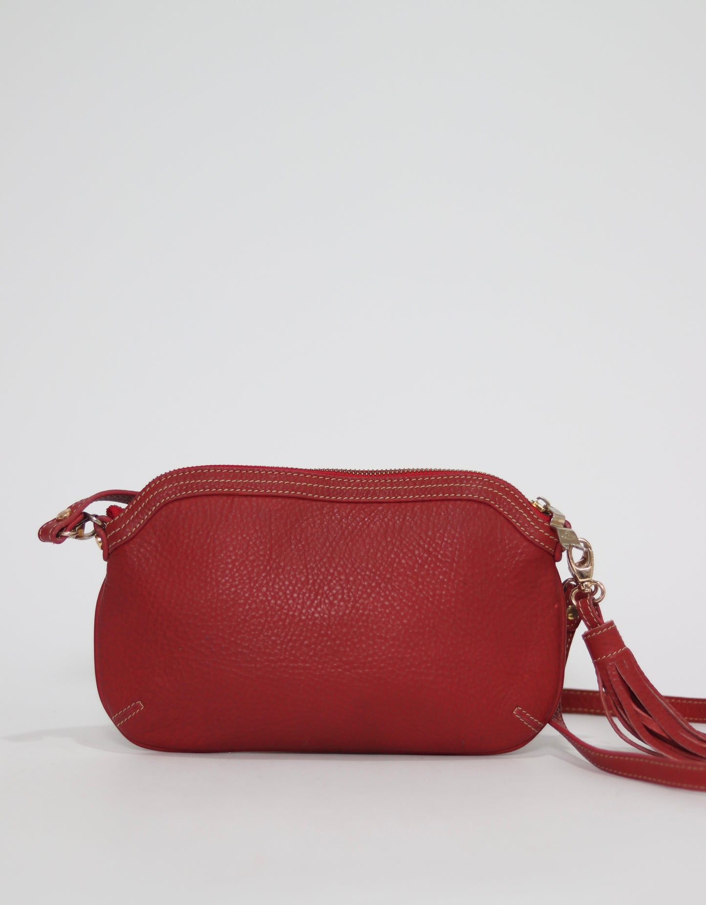Vivienne Westwood Red Leather Crossbody Bag