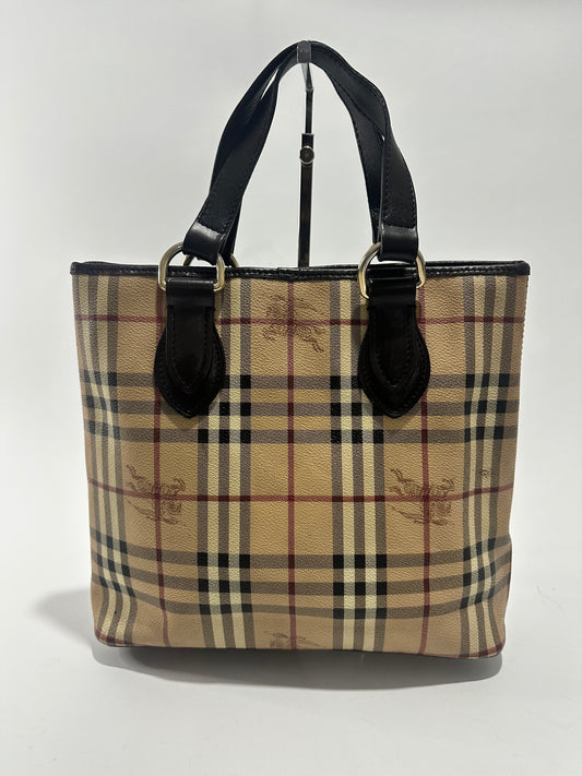 Burberry Medium Haymarket Check Tote