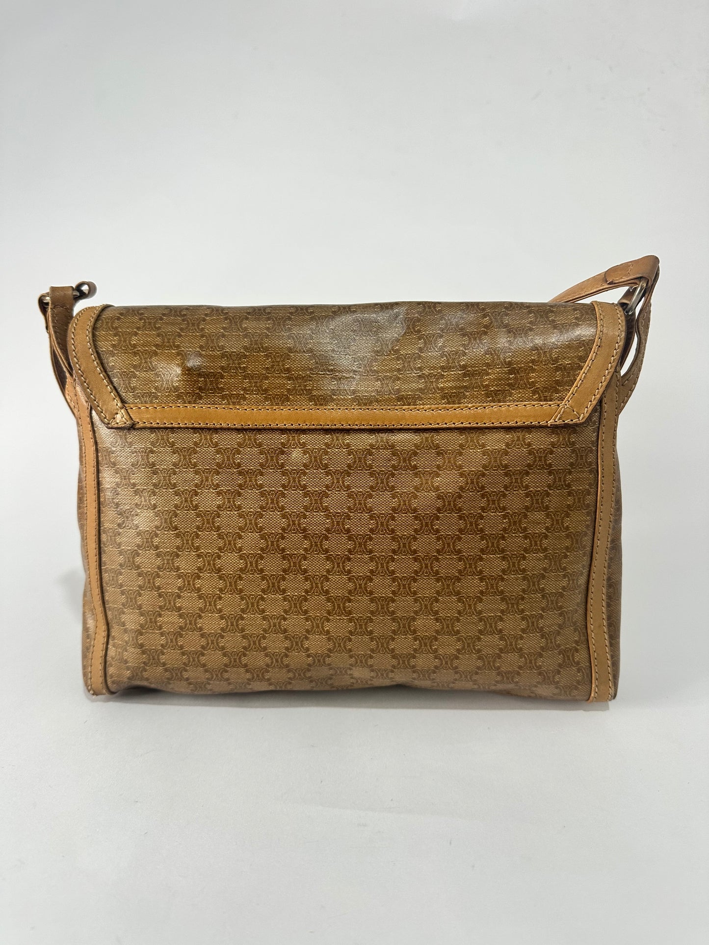 Vintage Brown Celine
Macadam Messenger Bag