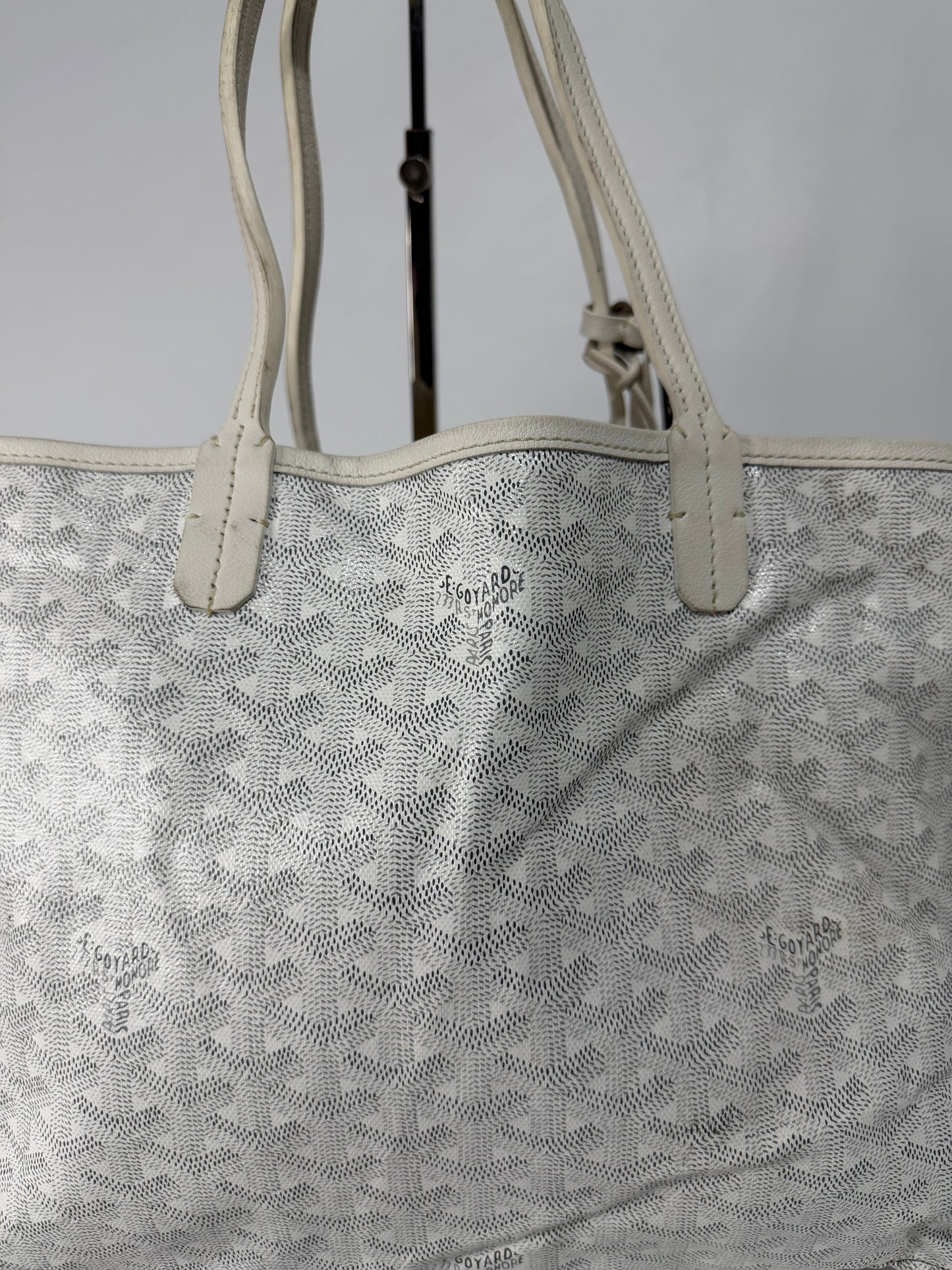GOYARD Saint Louis GM White.