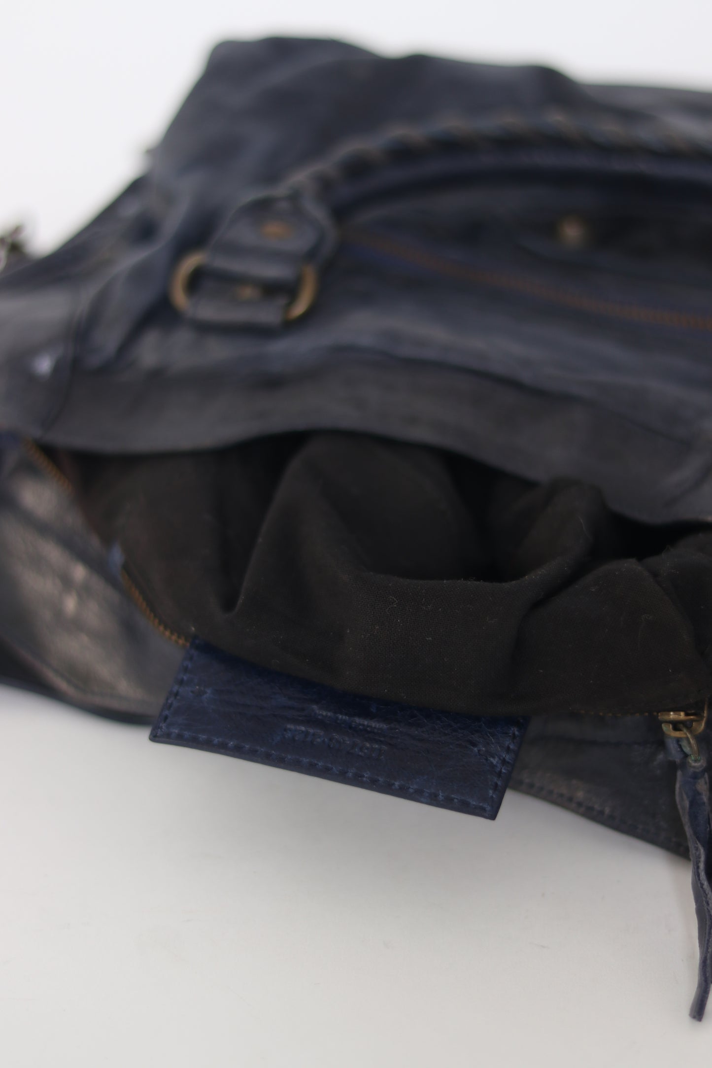 Balenciaga Marine Leather Medium RH City Tote