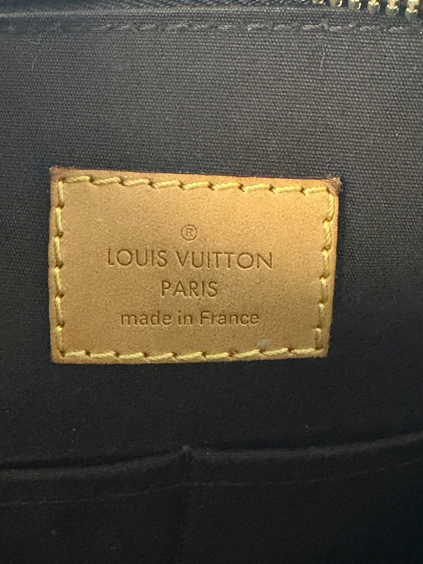 Louis Vuitton Amarante Monogram Vernis Alma PM Bag