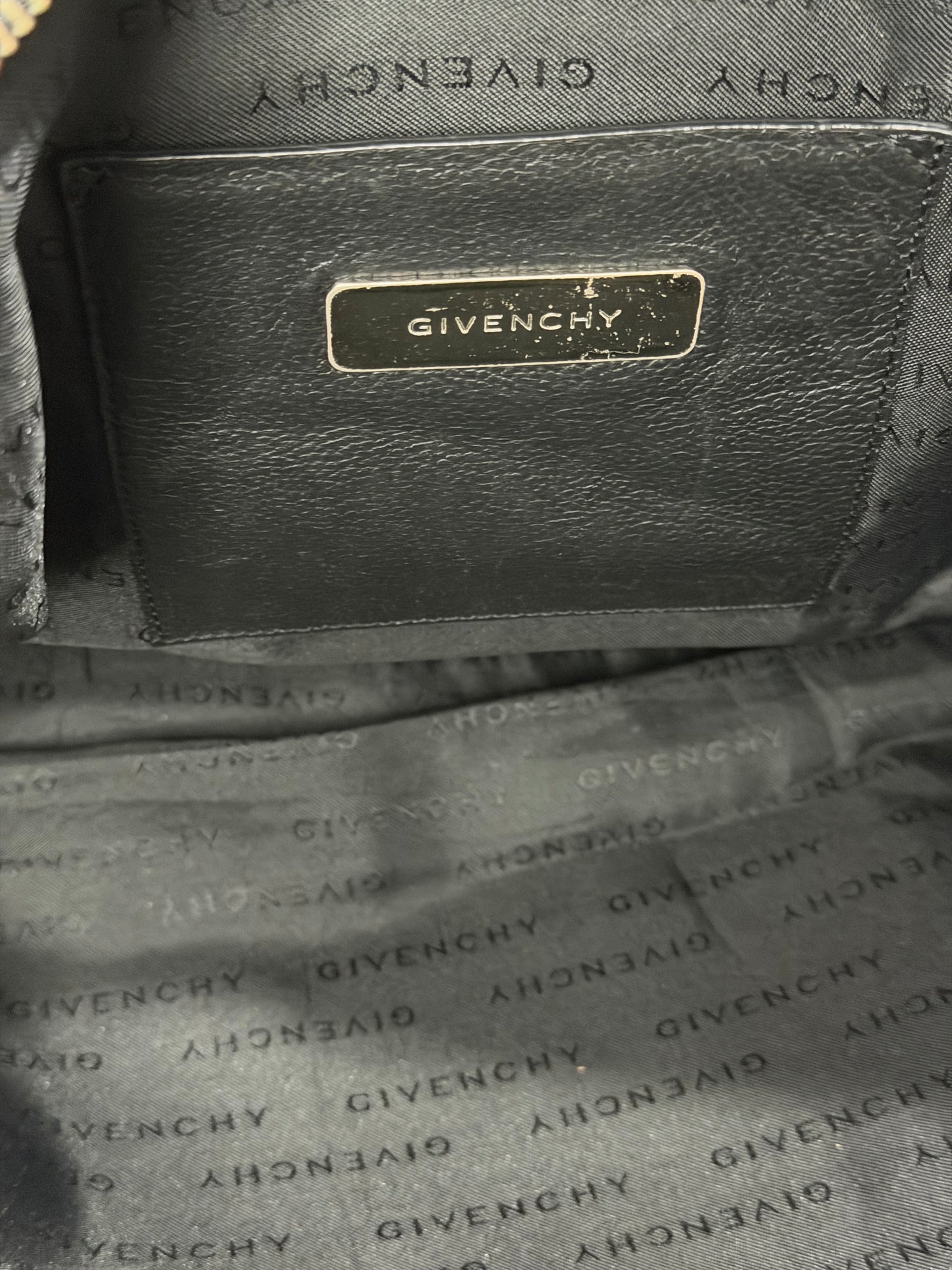 Vintage Givenchy Monogram Travel Boston Bag / Large Weekender Duffel