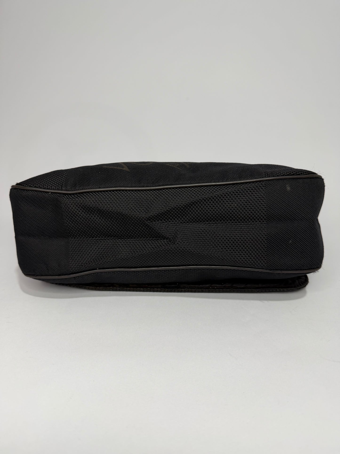 LOUIS VUITTON
Black Damier Geant Canvas Loup Messenger Bag