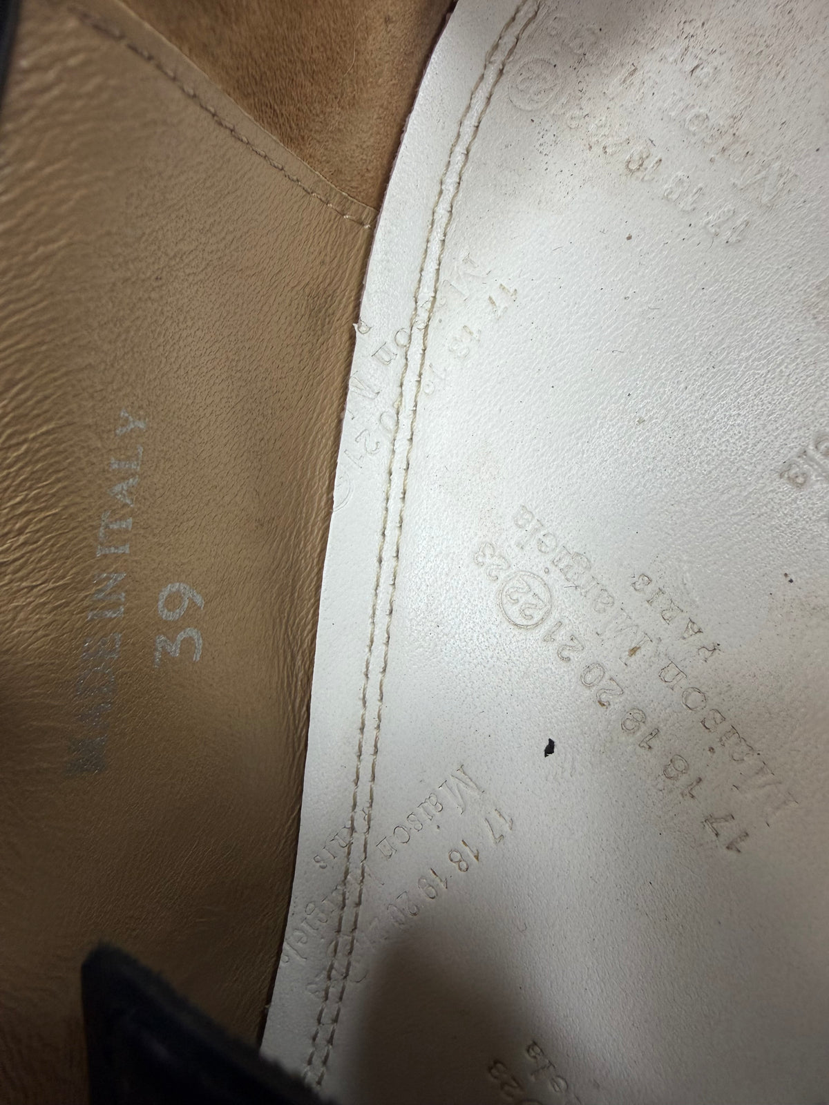 Maison MargeilaTabi split-toe loafers Size 39 EU/ 9 US/ 6 UK