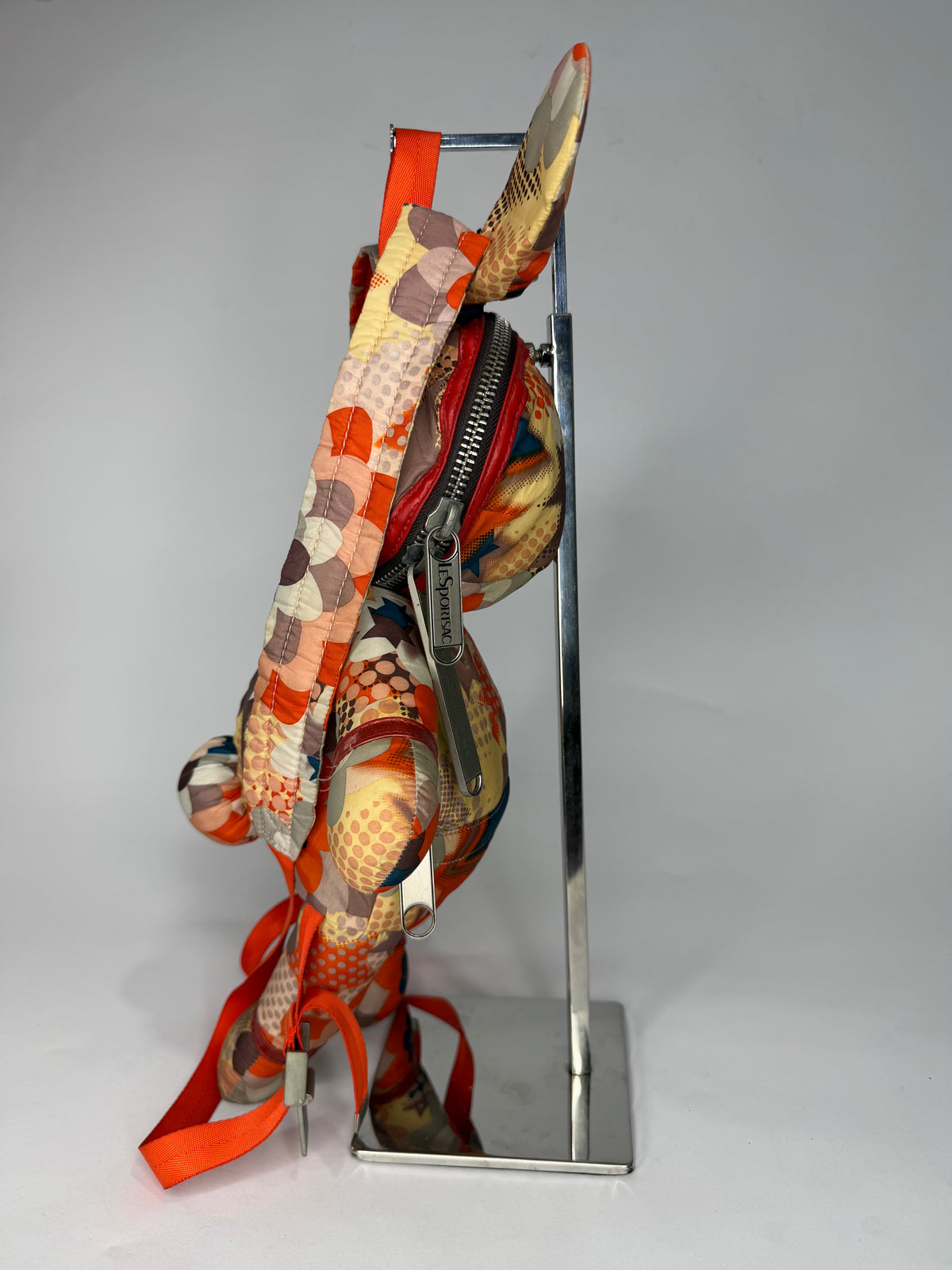 Stella McCartney Multicolor Patchwork Print Mini Doll Backpack with Adjustable Straps