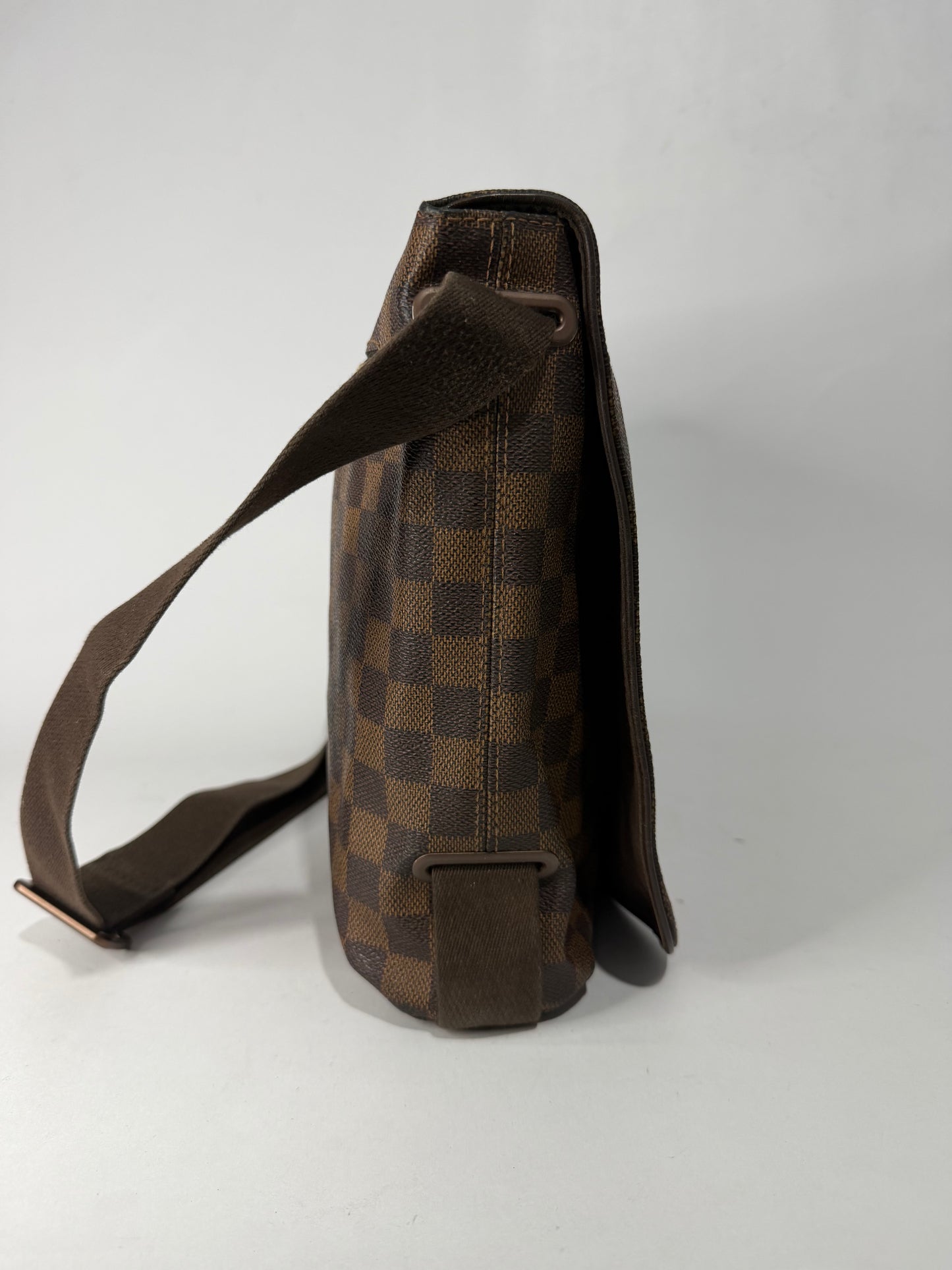 Louis Vuitton Damier Ebene Canvas Brooklyn GM Messenger Bag