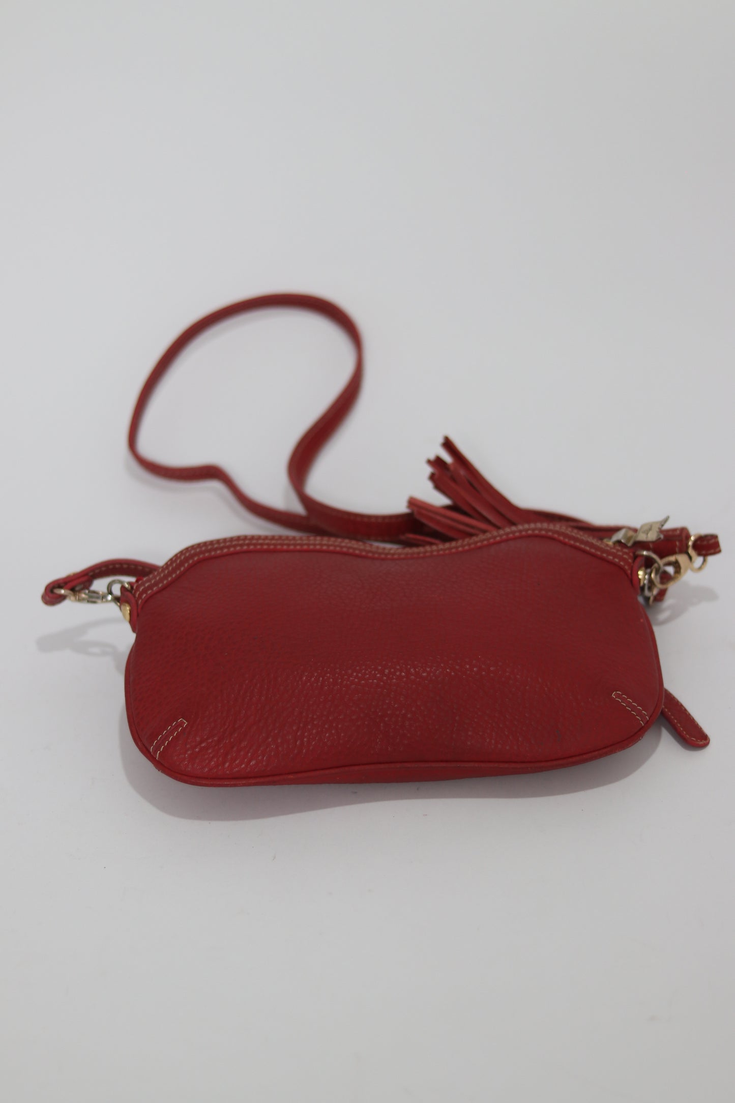 Vivienne Westwood Red Leather Crossbody Bag
