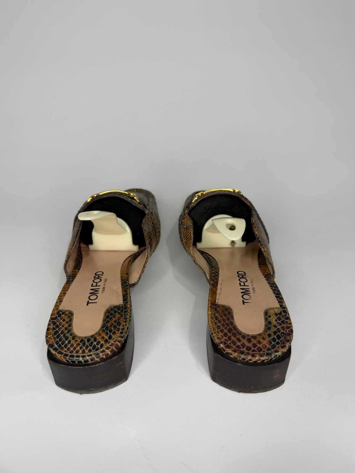 TOM FORD
Leather Croc-Embossed Whitney Mules 25 Size 40 EU/ 10 US/ 7 UK