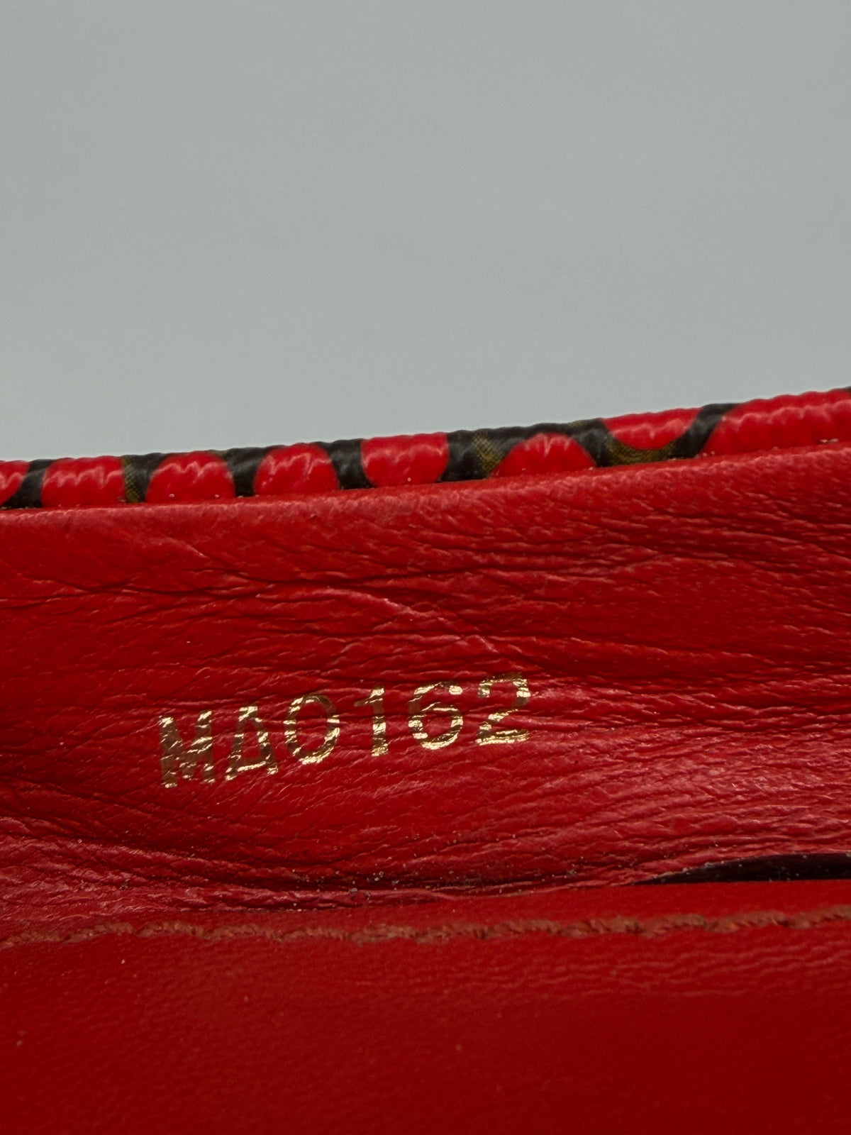 Louis Vuitton Rouge Yayoi Kusama Monogram Waves Canvas Limited Edition Bow Ballet flats