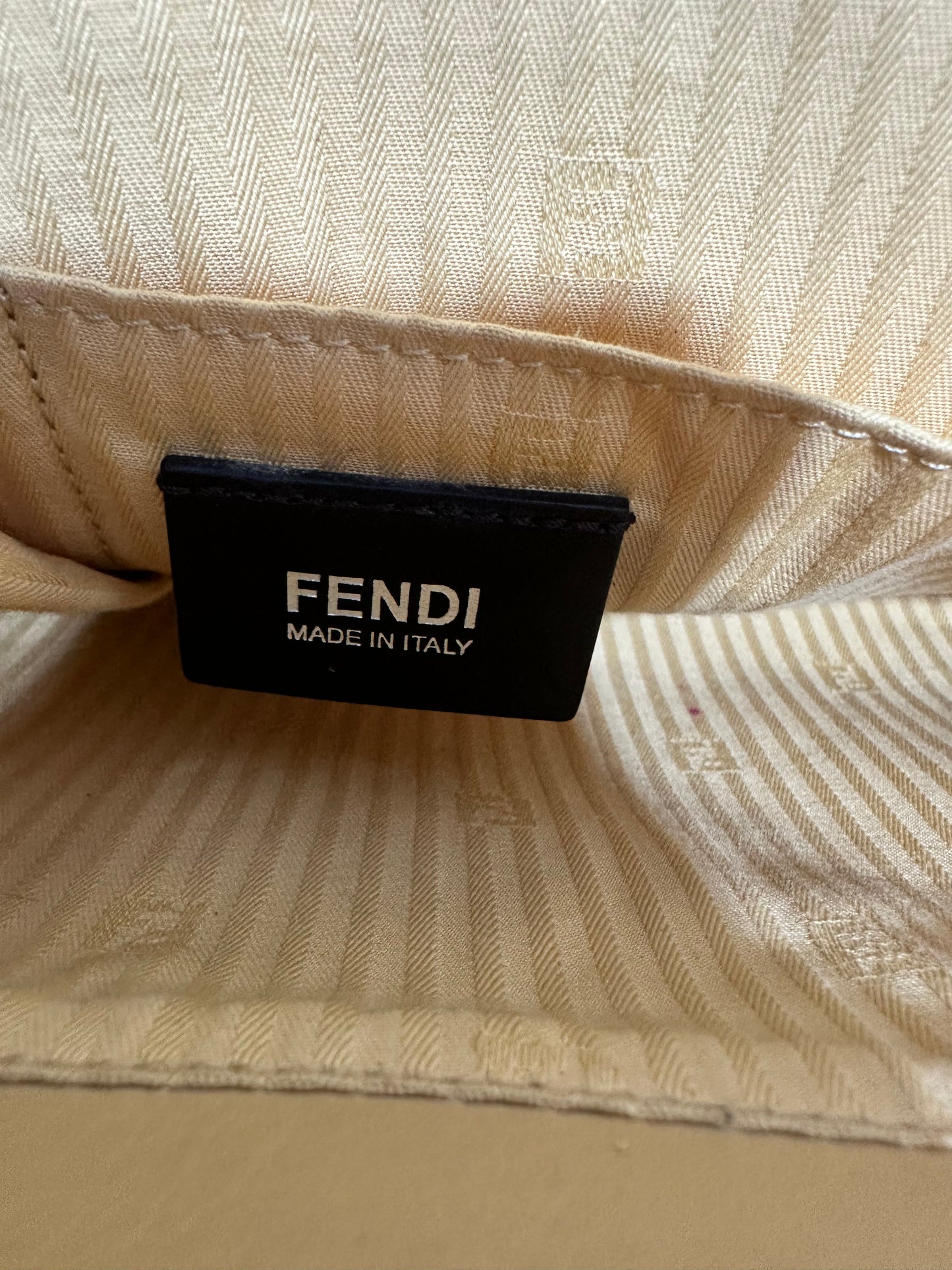 Fendi Yellow Leather Medium 2jours Tote