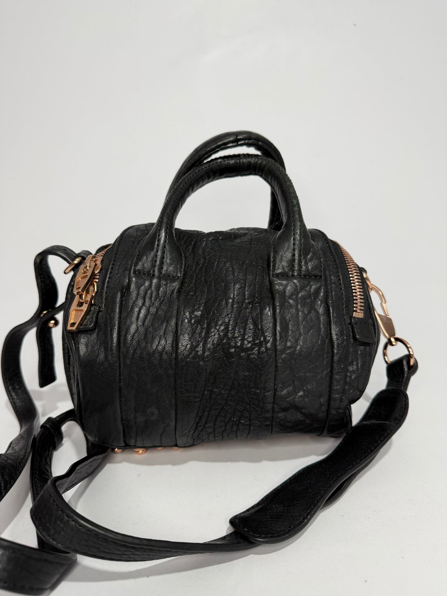 Alexander Wang Rockie Pebbled Leather Handle Bag