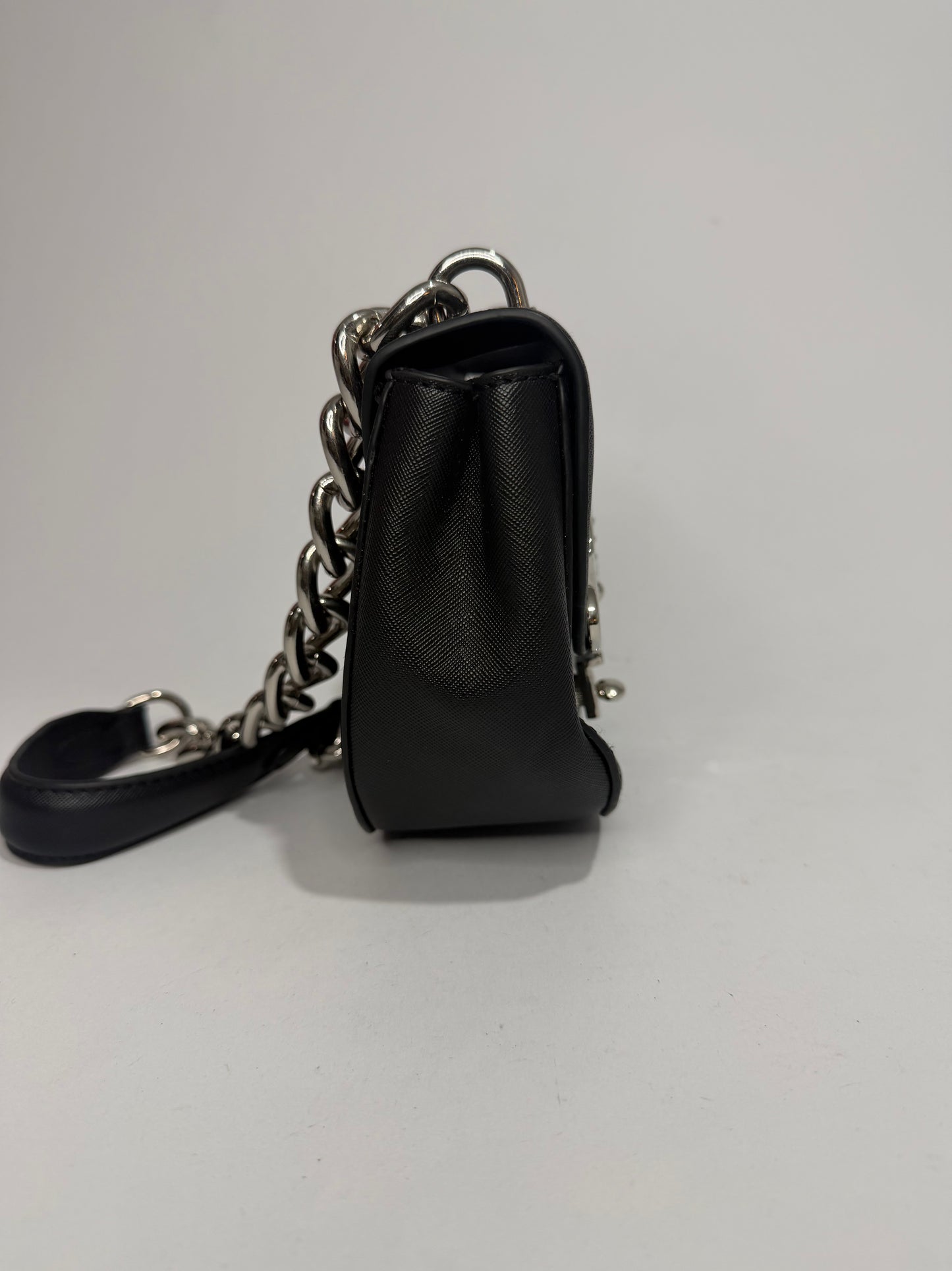 Vivienne Westwood Black Orb Chain Shoulder Bag