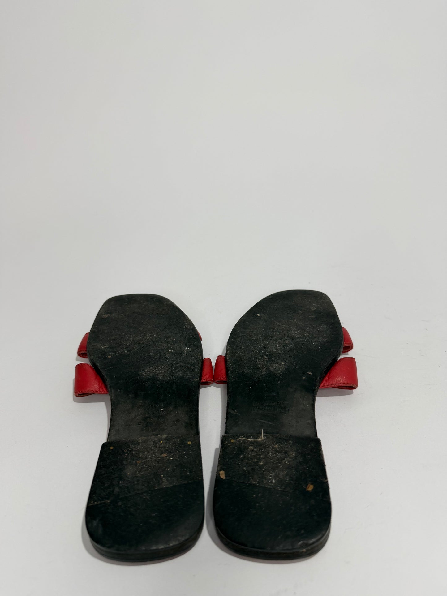 HERMES Red Box Calfskin Oran Sandals 36 EU/ 6 US / 3 UK