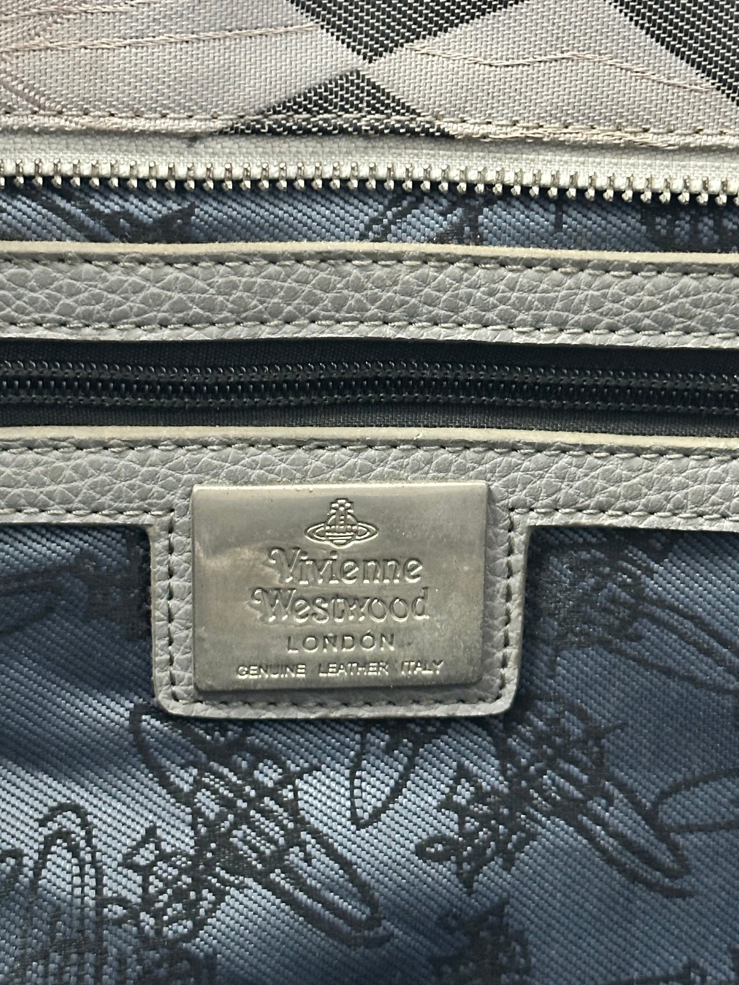 Vivienne Westwood Orb checkred Print tote bag