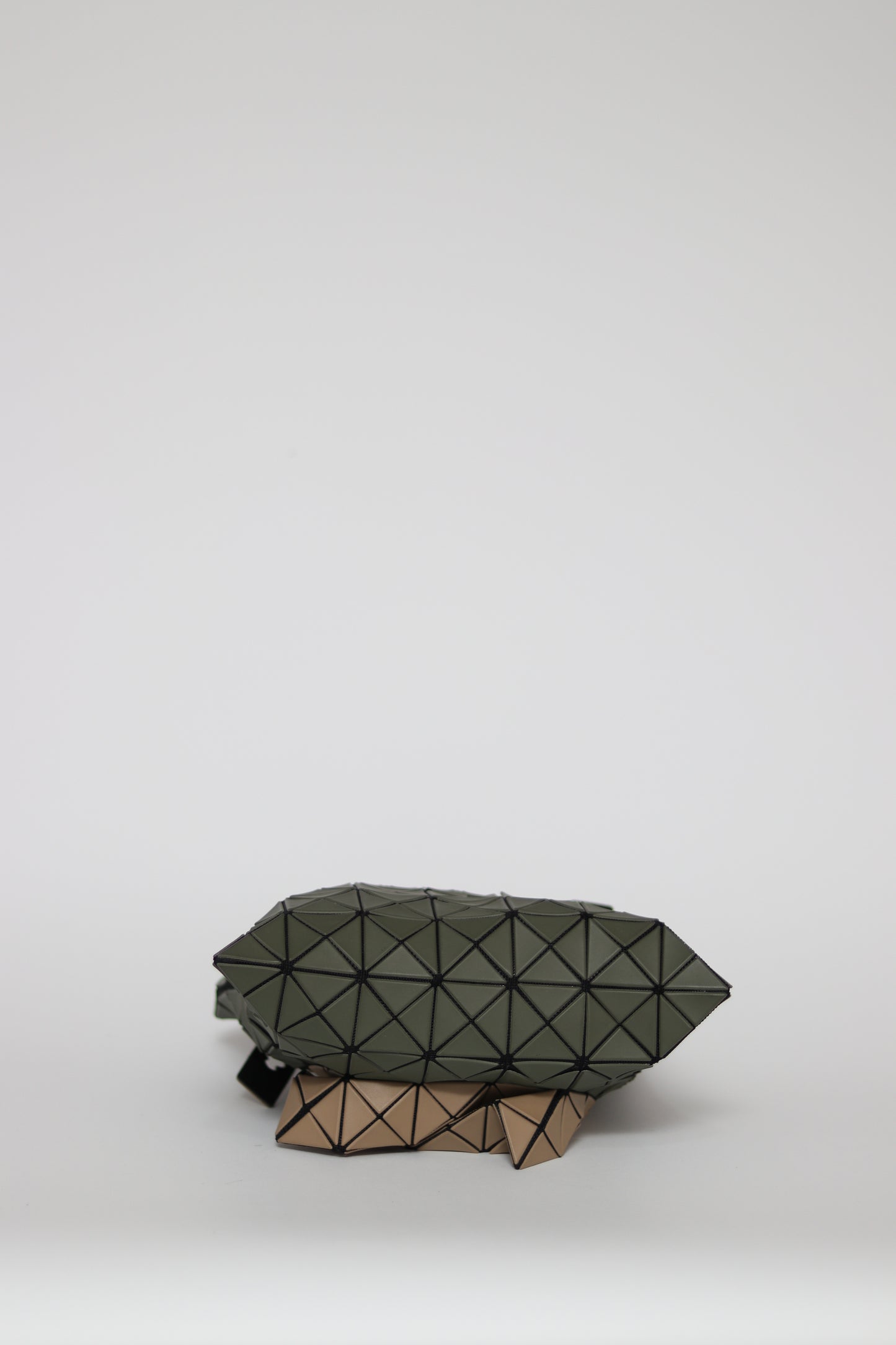 BAO BAO ISSEY MIYAKE Brown & Khaki Prism Kangaroo Tote