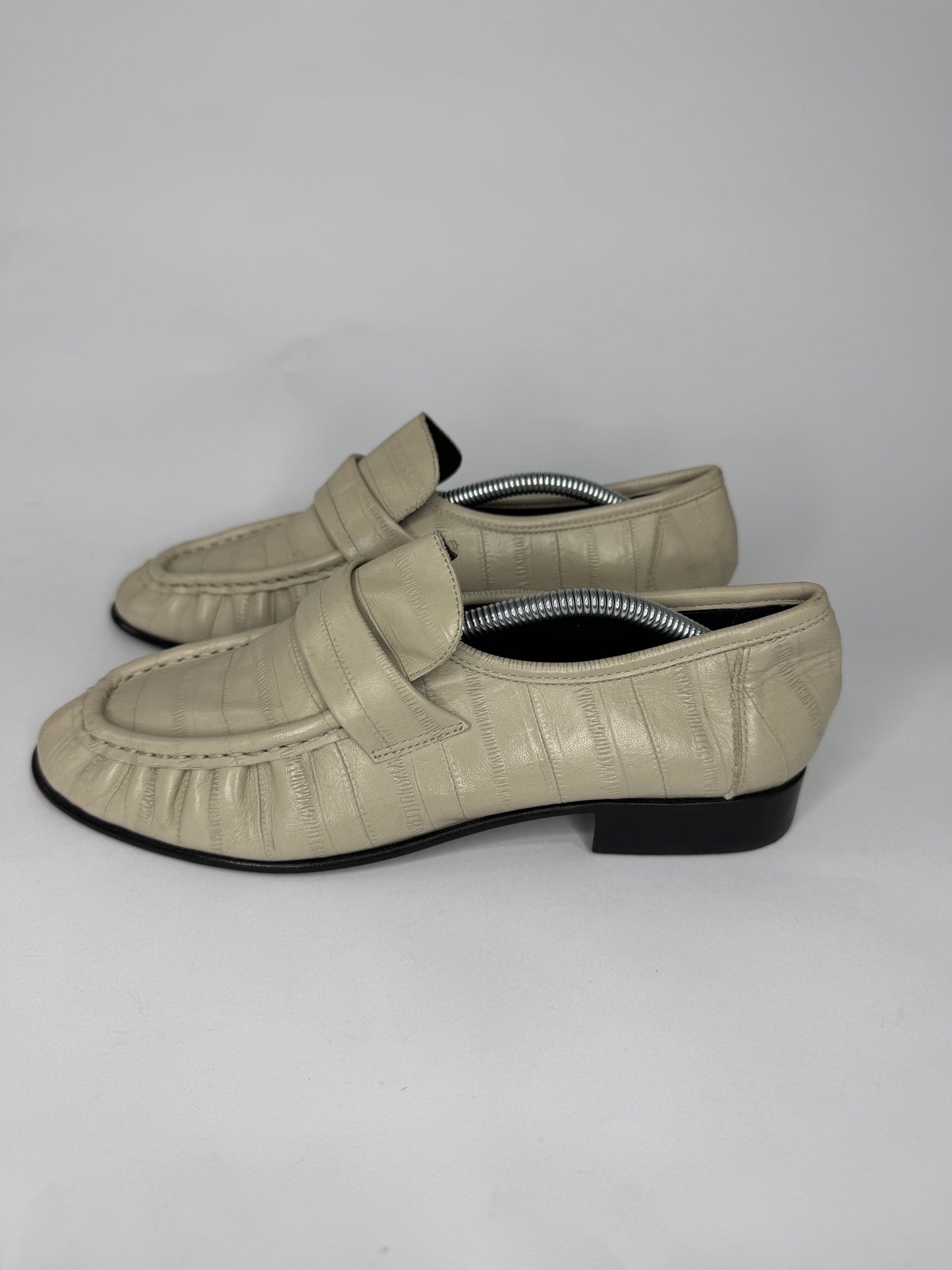 THE ROW 25mm Soft Eel Leather Loafers Size 38 EU/ 8 US/ 5 UK