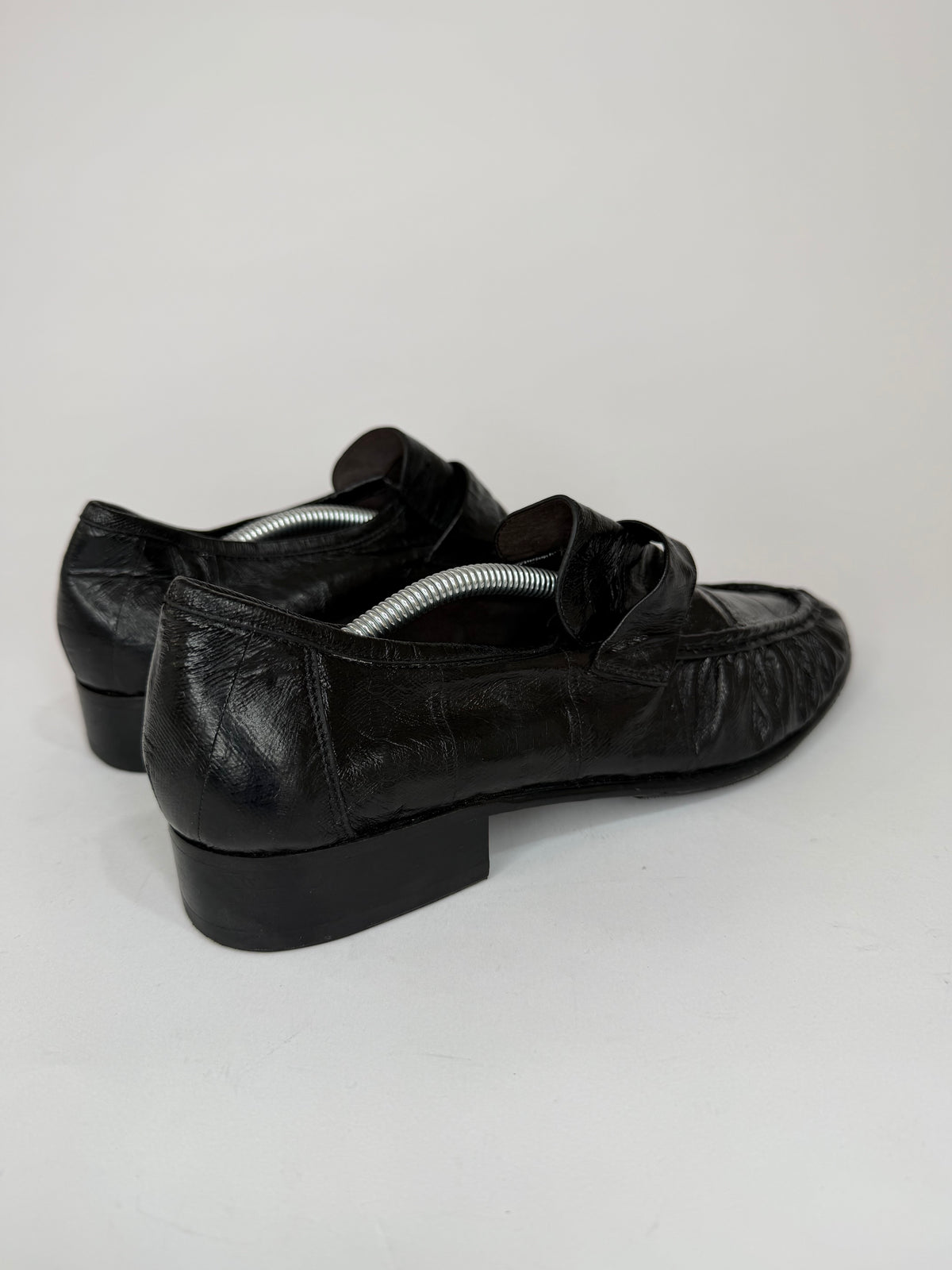 The Row Black Eel Loafers  Size 39 EU/ 9 US/ 6 UK