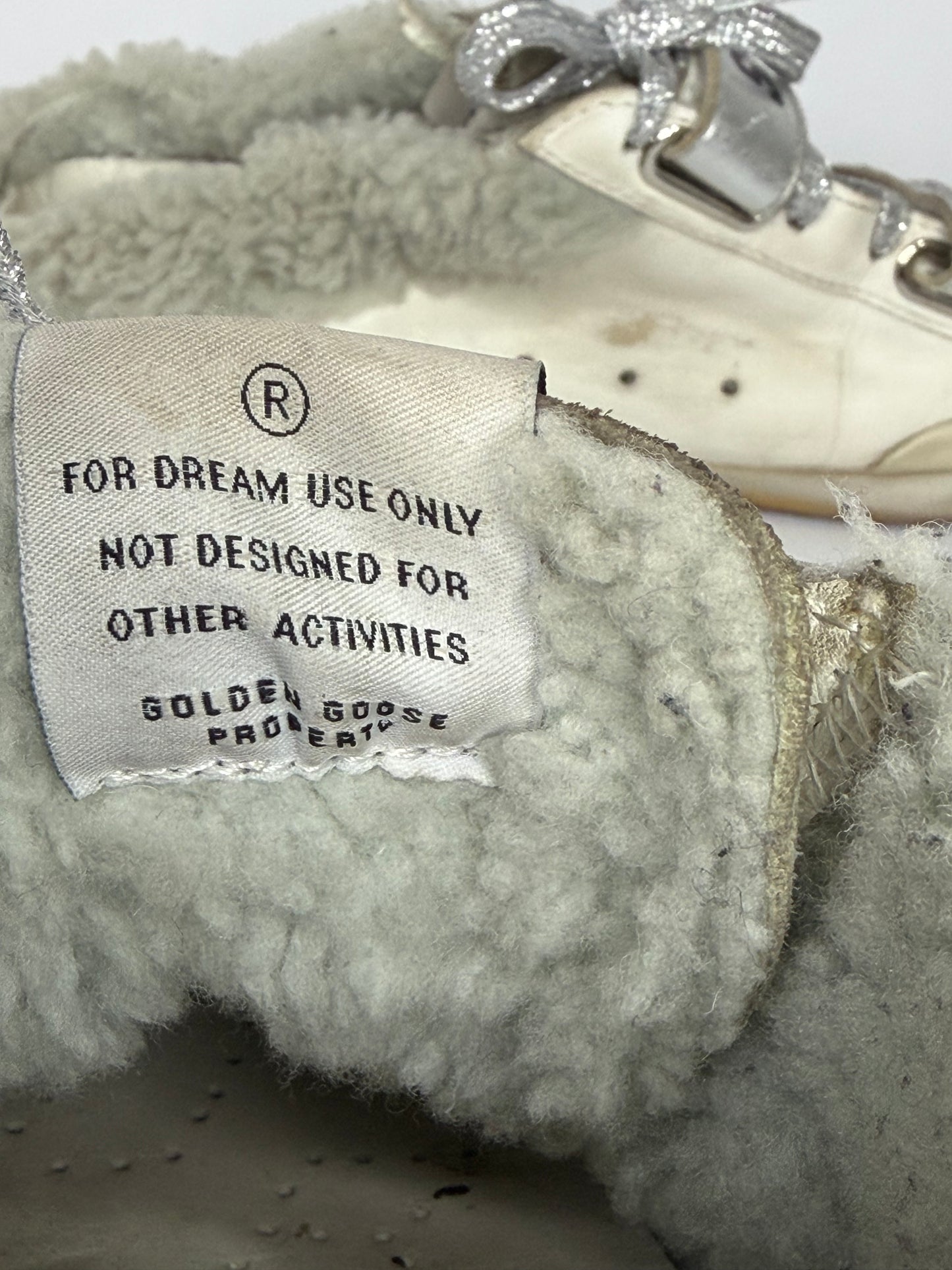 GOLDEN GOOSE 
Super-Star Sabot School Penstar Slippers Size 37 EU/ 7 US