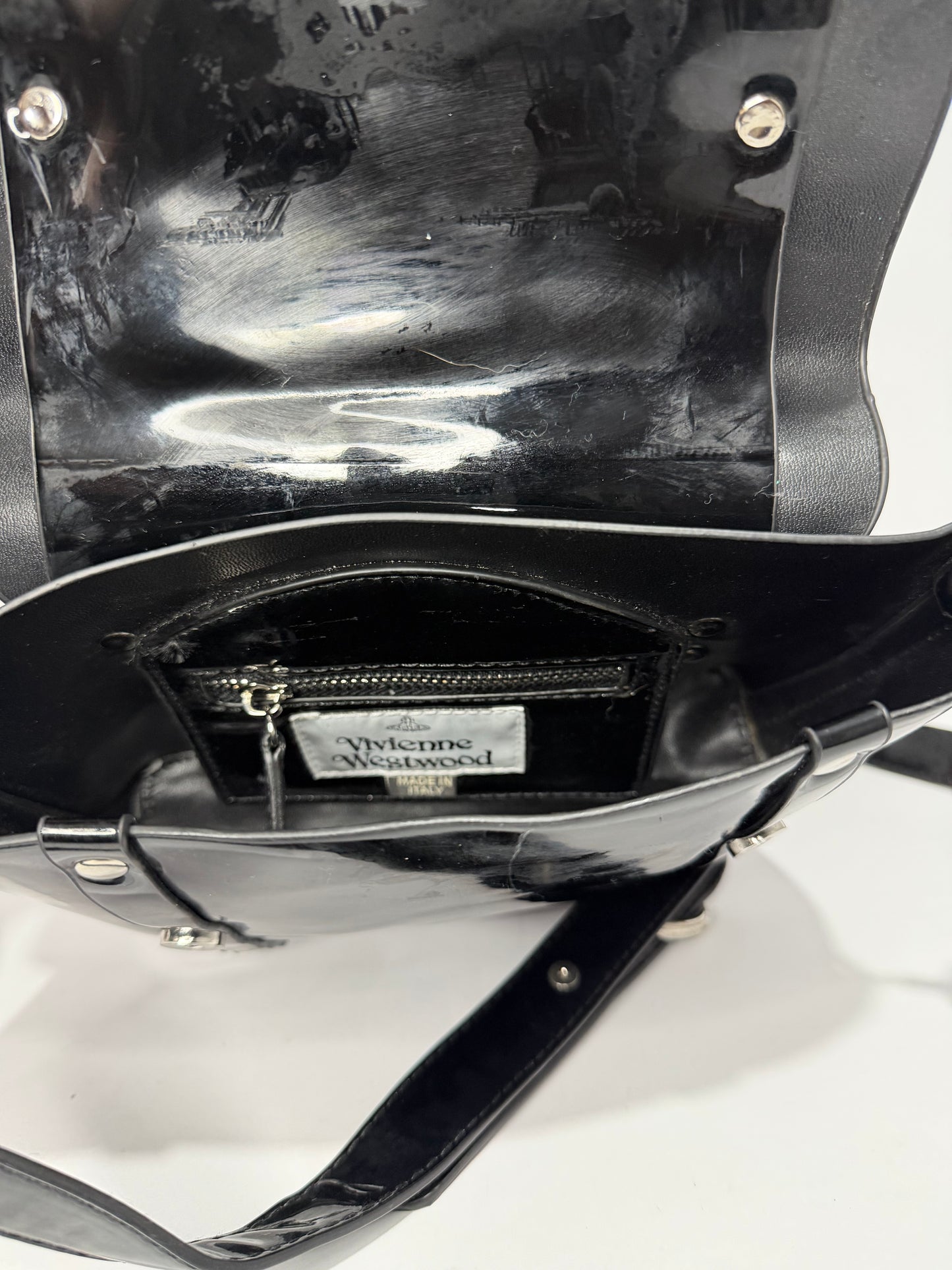 Vivienne Westwood Betty Mini Patent Leather Handbag
