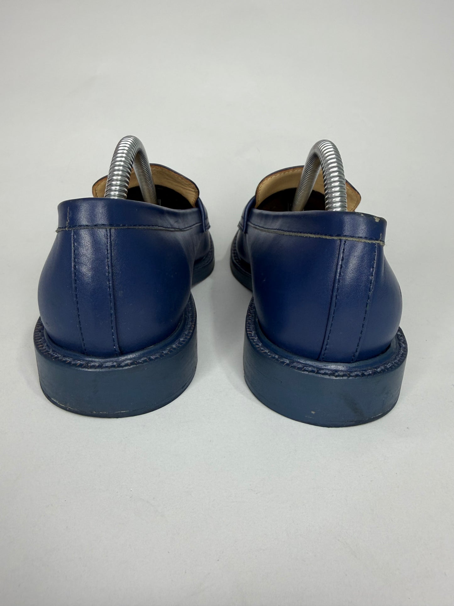 CHANEL
X PHARRELL Leather Slip-On Loafers Blue - Limited Edition