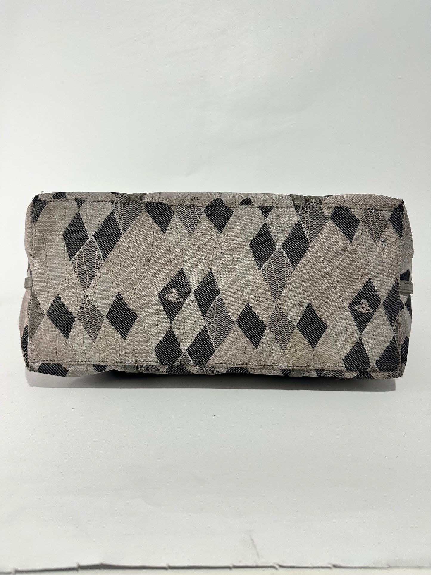 Vivienne Westwood Orb checkred Print tote bag