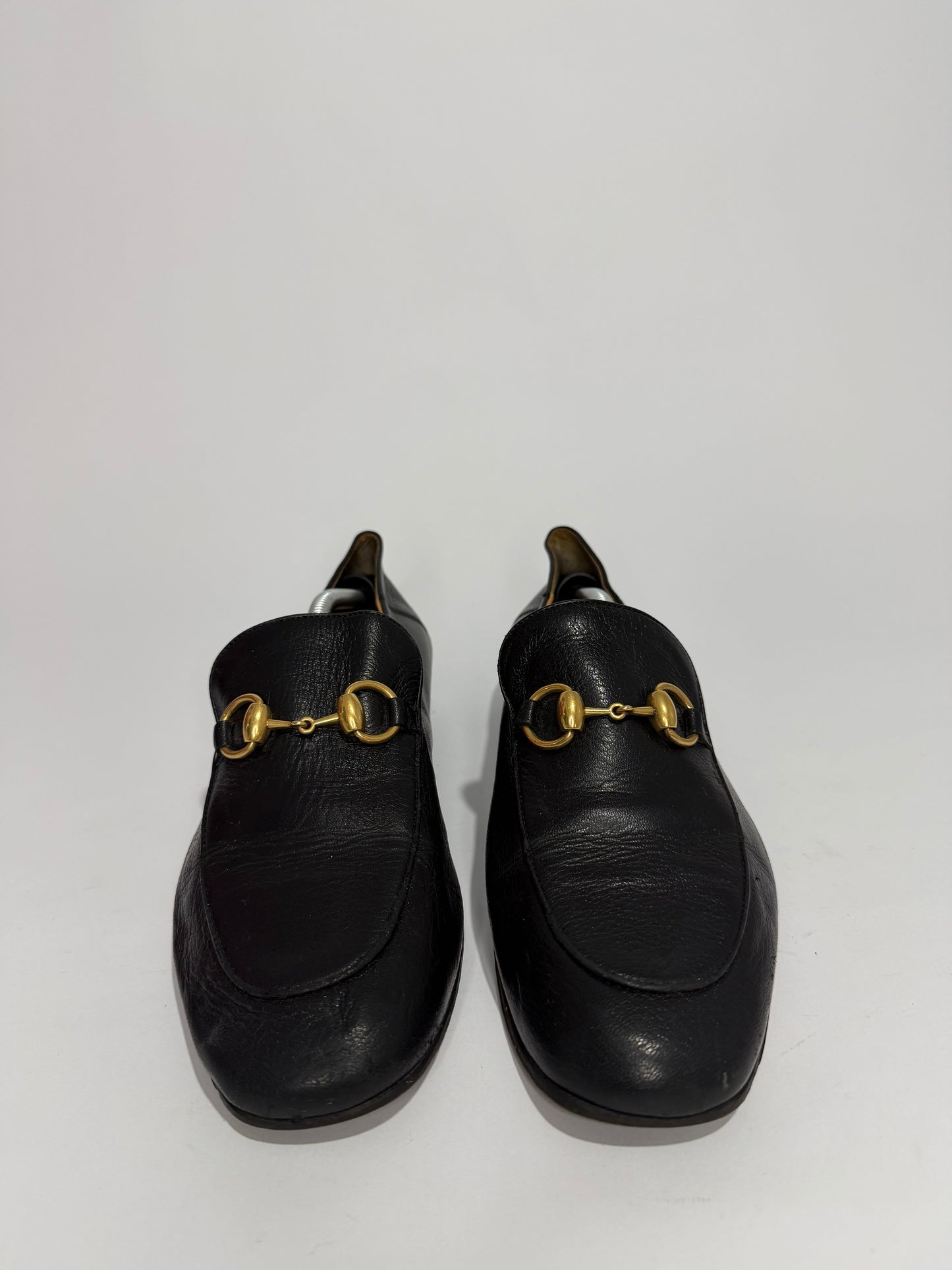 Gucci Black Leather Horsebit Foldable Loafers Size 37.5 EU/ 7.5 US/ 4. 5 Uk