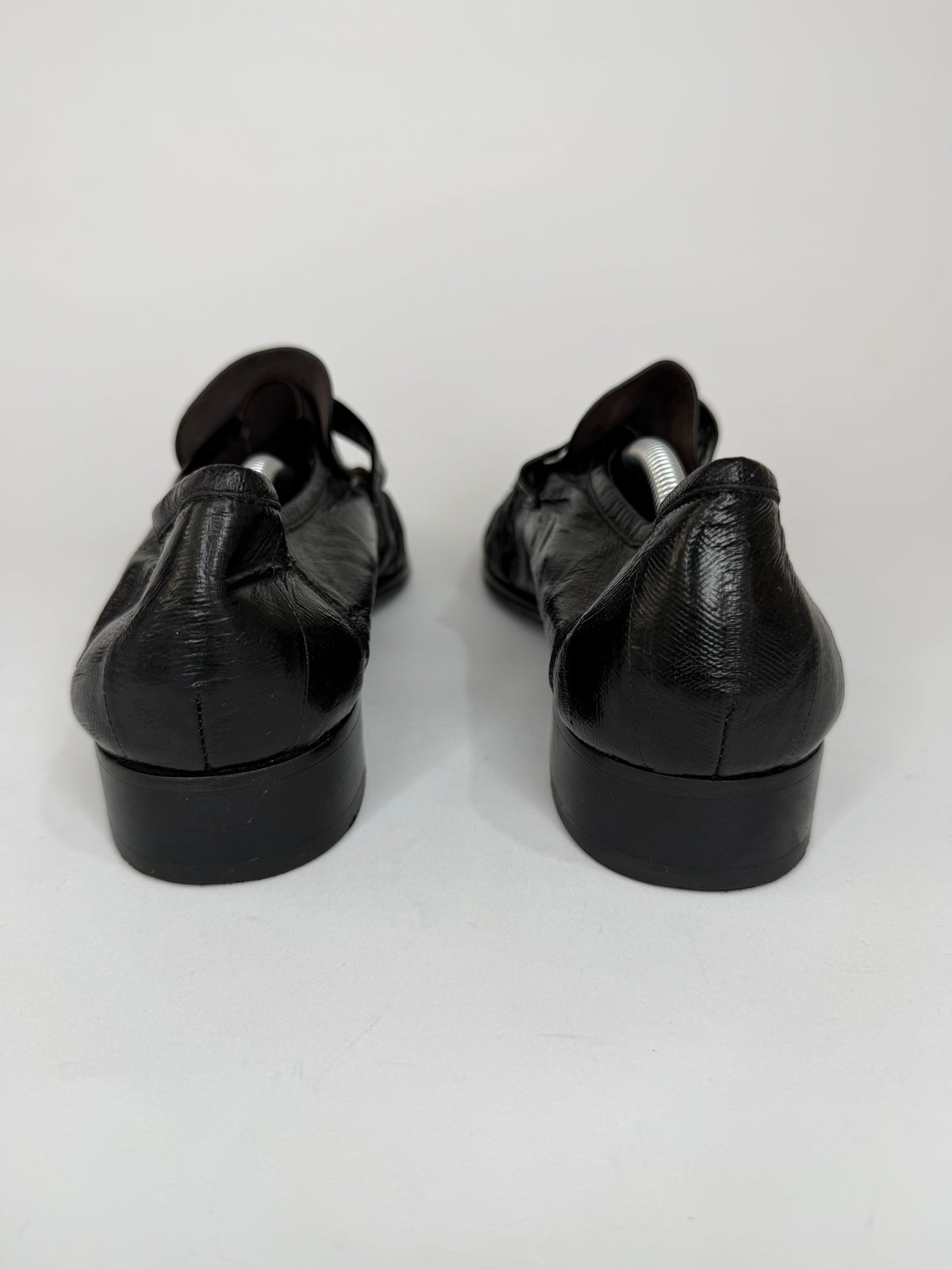 The Row Black Eel Loafers  Size 39 EU/ 9 US/ 6 UK