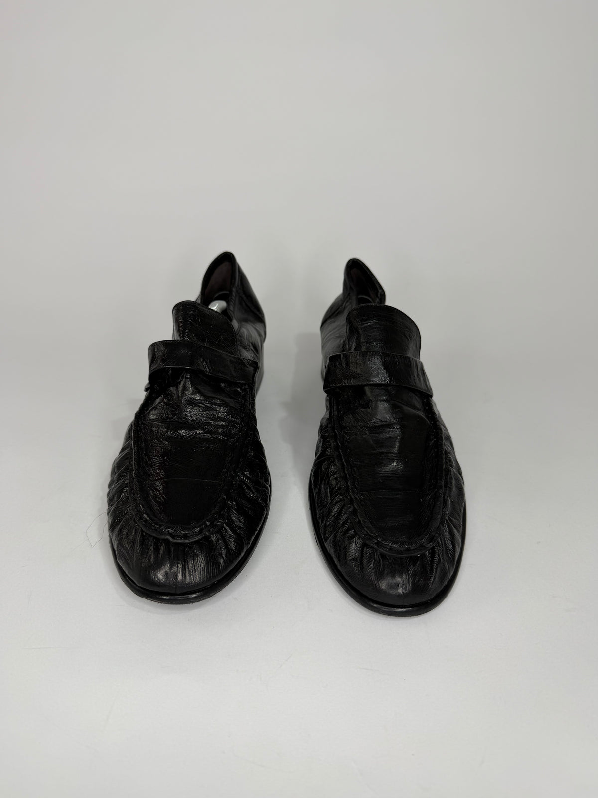 The Row Black Eel Loafers  Size 39 EU/ 9 US/ 6 UK