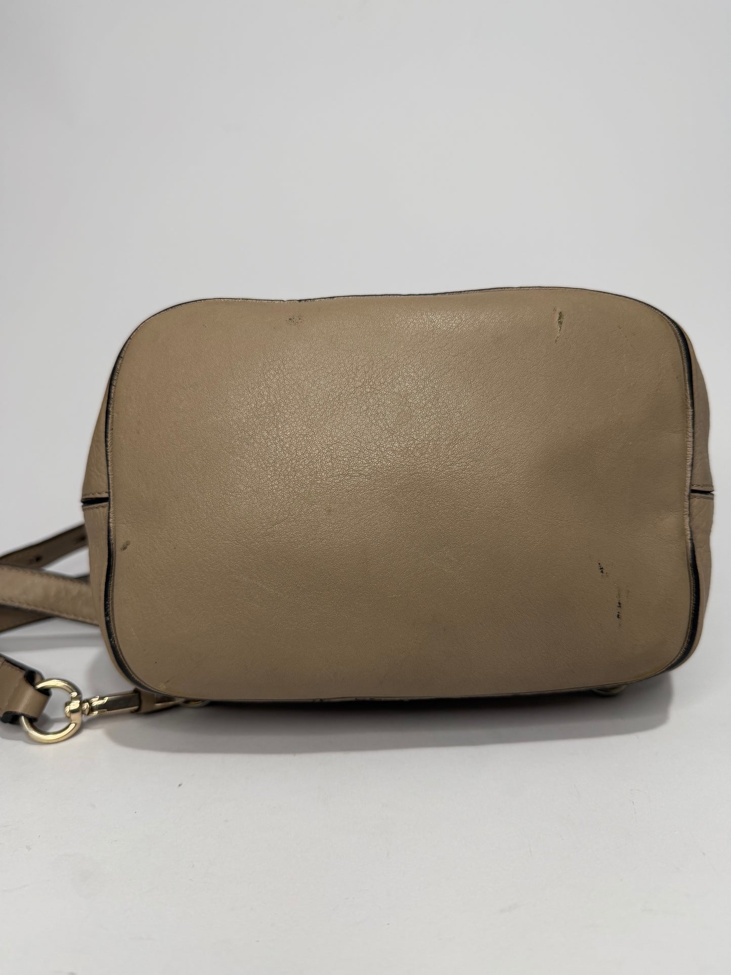 CHLOE Beige Leather/Suede Medium Faye Backpack (Copy)