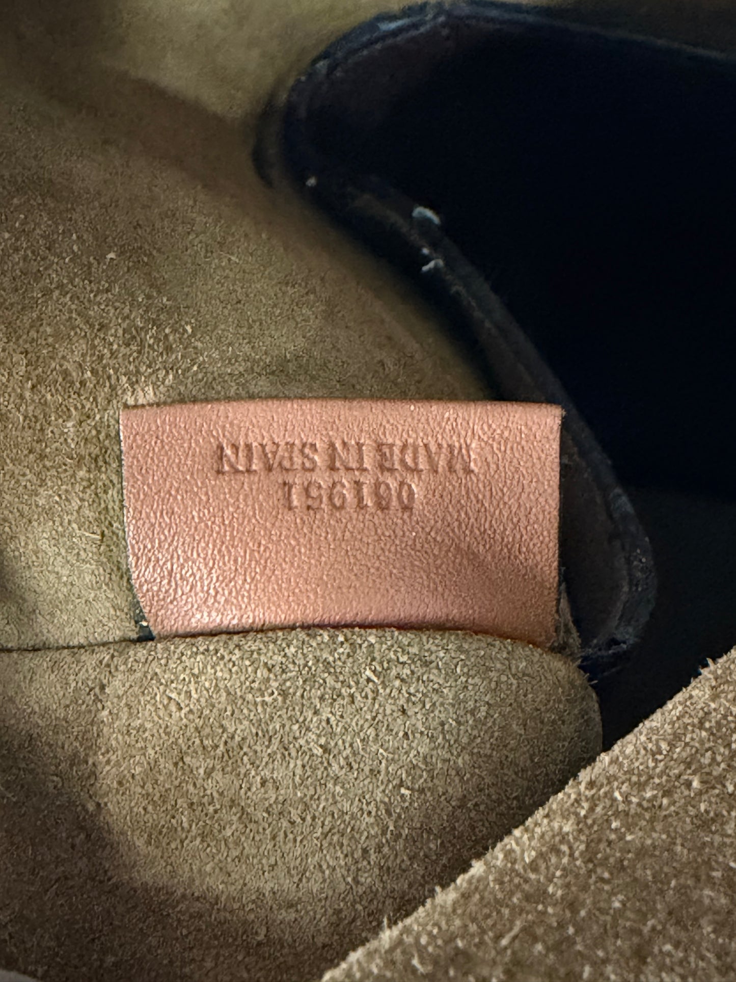 Loewe Leather Drawstring Bucket Bag
