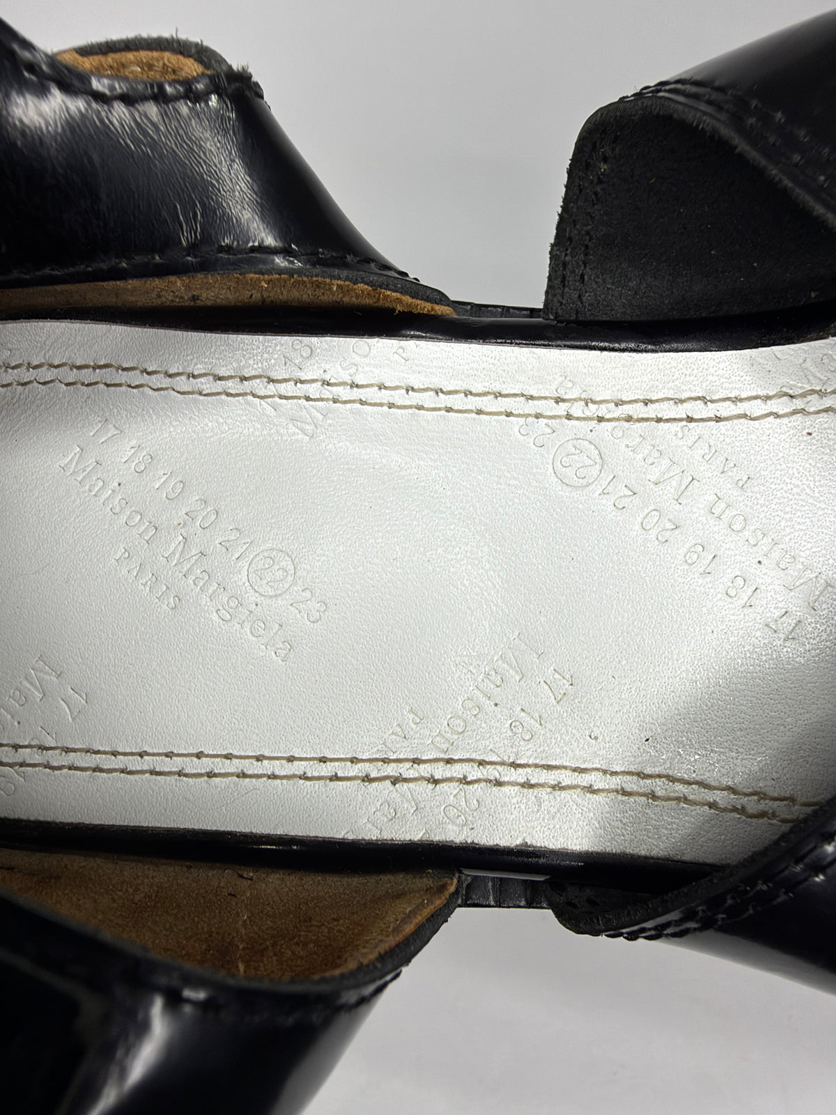 Maison Margiela Tabi Leather Sandals Size 39 EU/ 9 US/ 6 UK