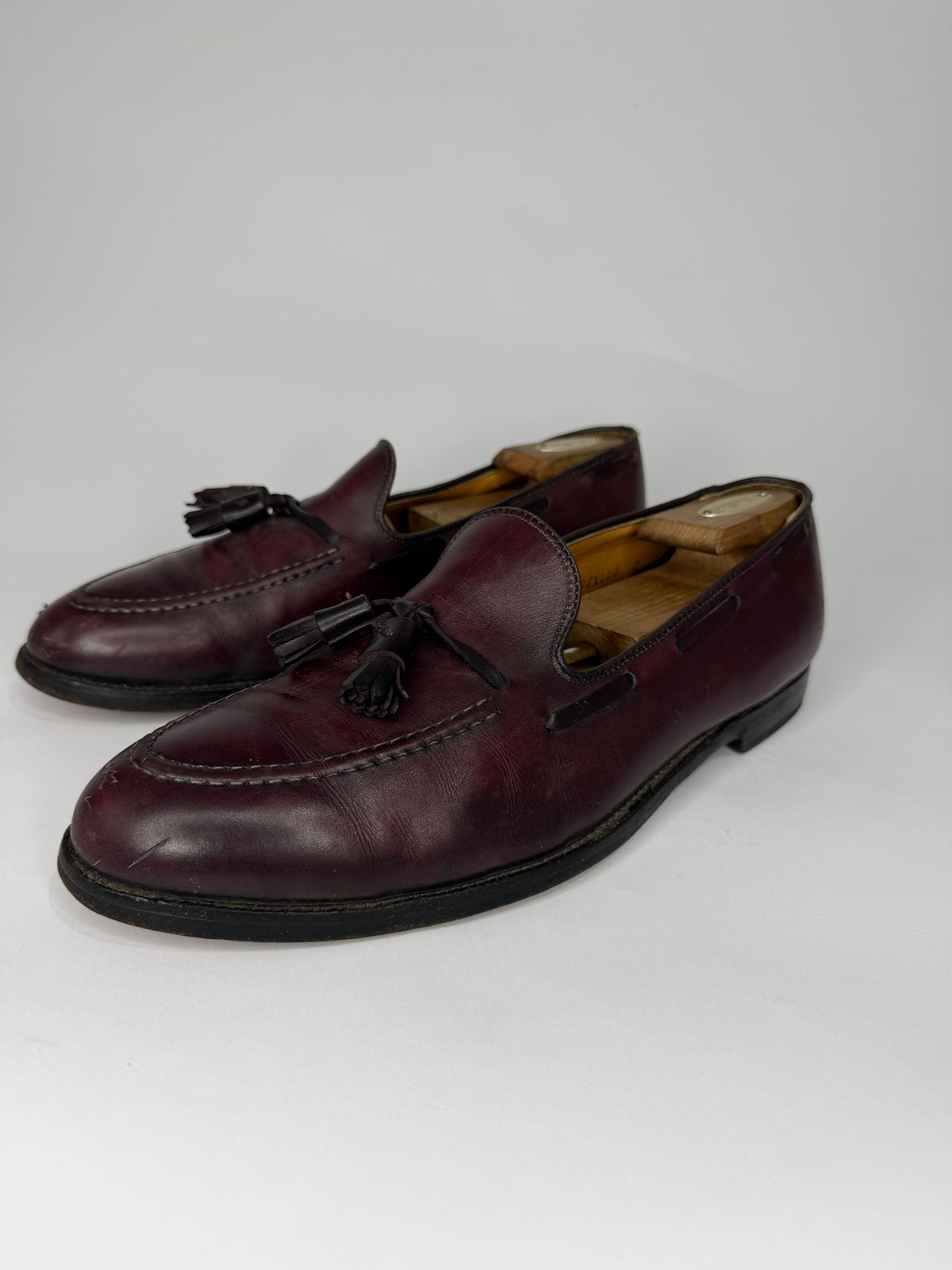 Alden Burgundy Leather Tassel Loafers Men’s Size 12.5 UK/ 13.5 US