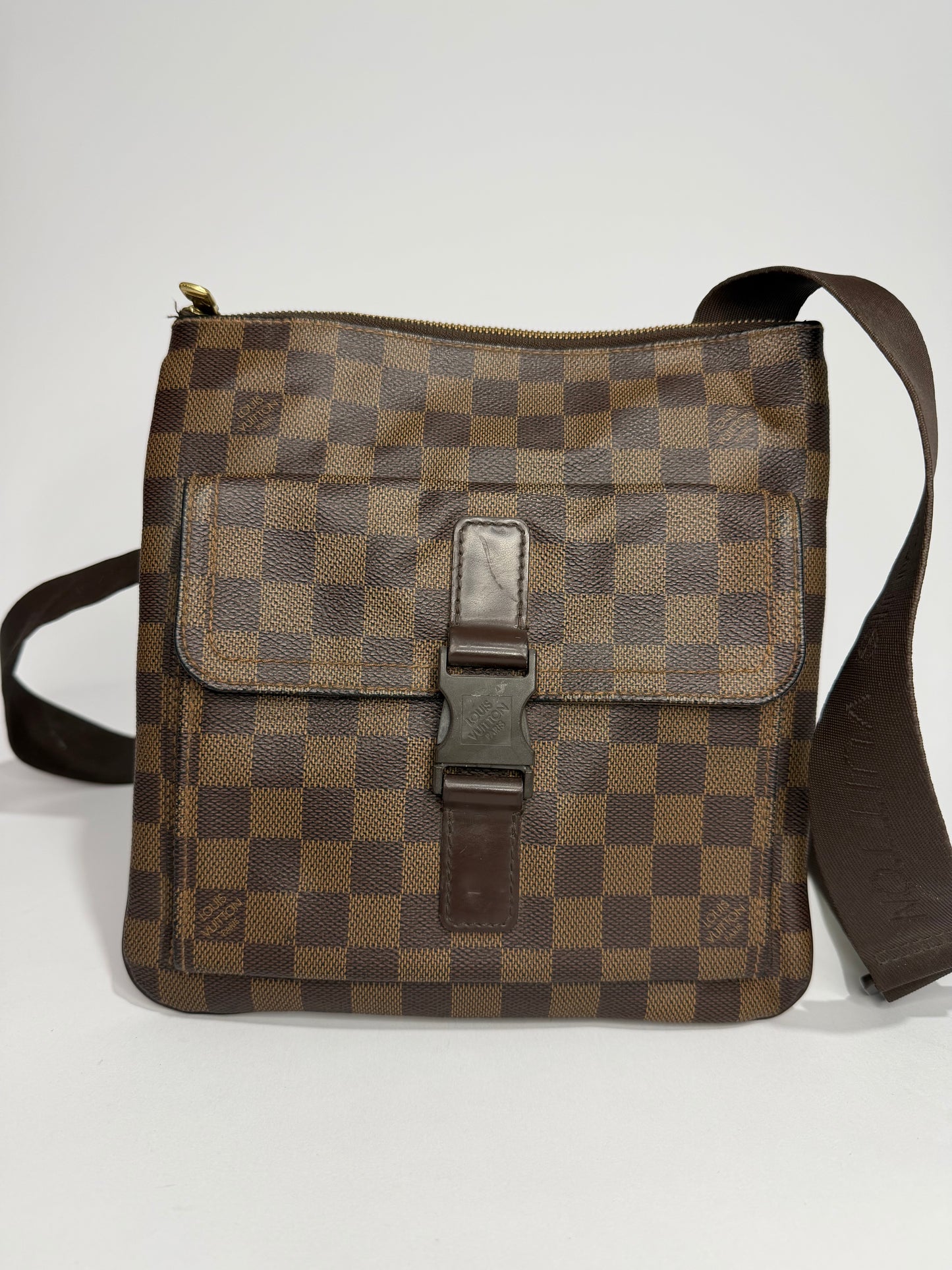 Louis Vuitton Damier Ebene Canvas Melville Bag