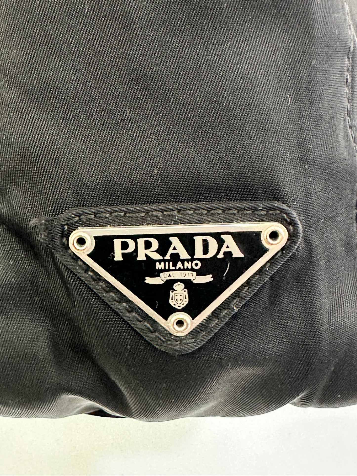 Prada Black Nylon Tote Bag