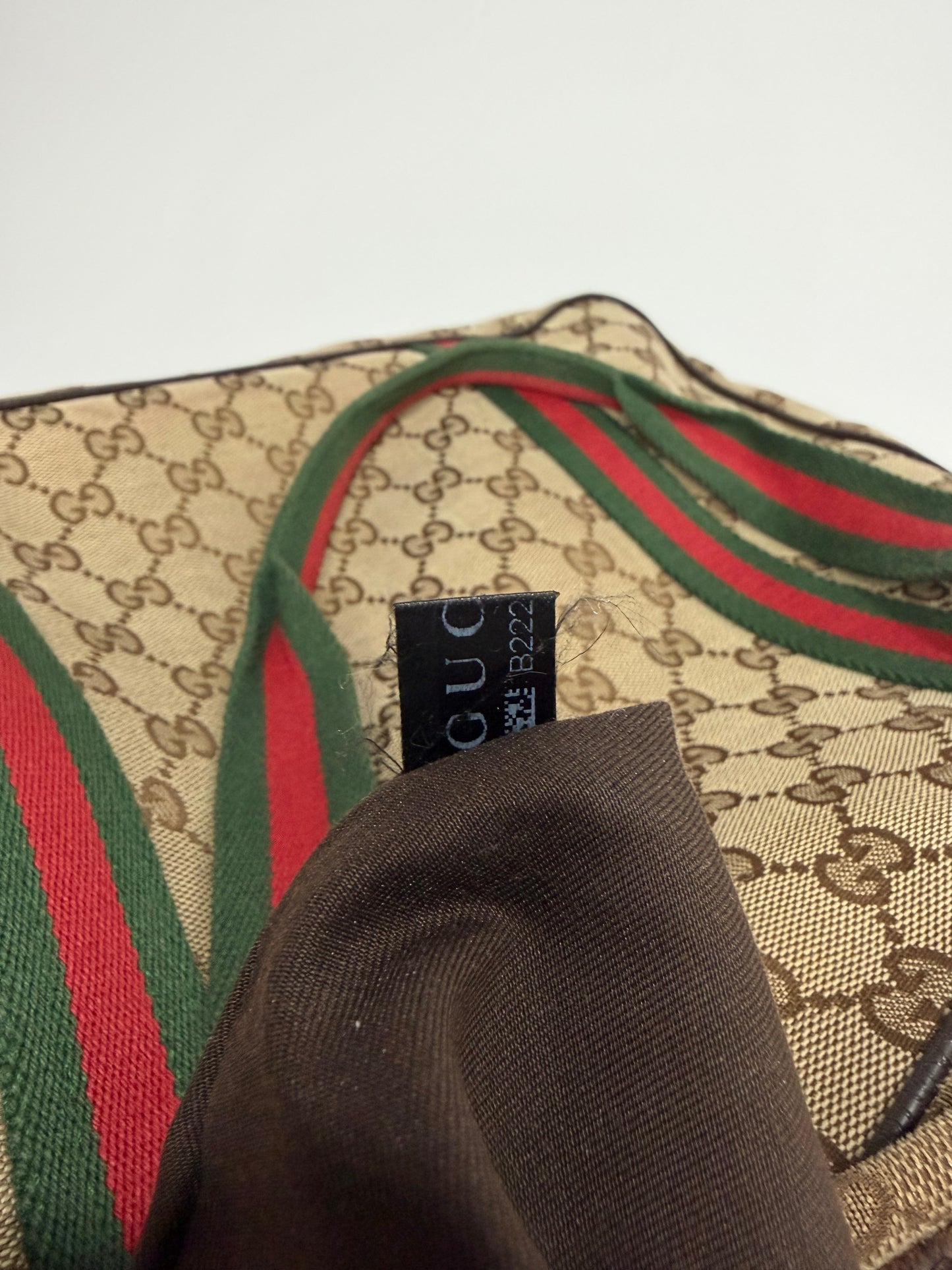 Gucci
GG Canvas Web Medium Carry-On Duffle Bag