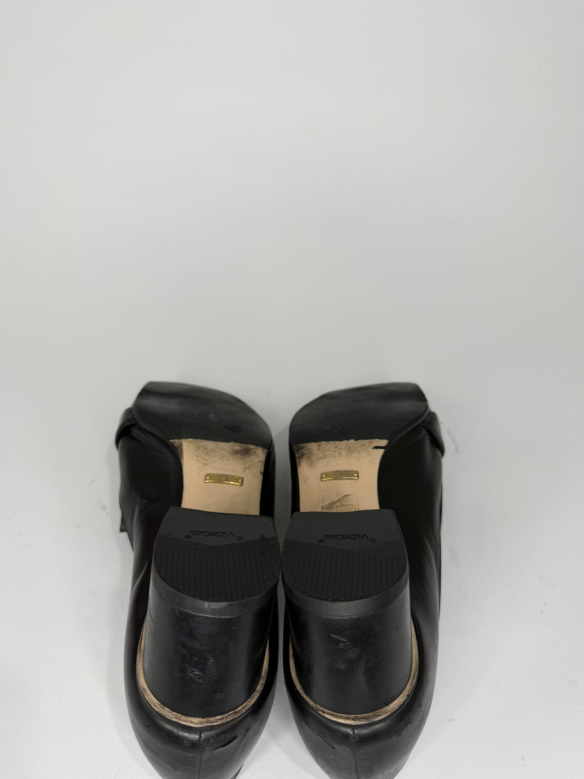 Gucci Black Leather GG Fringe Detail Loafer Pumps Size 42 EU/ 8 UK/ 12 US