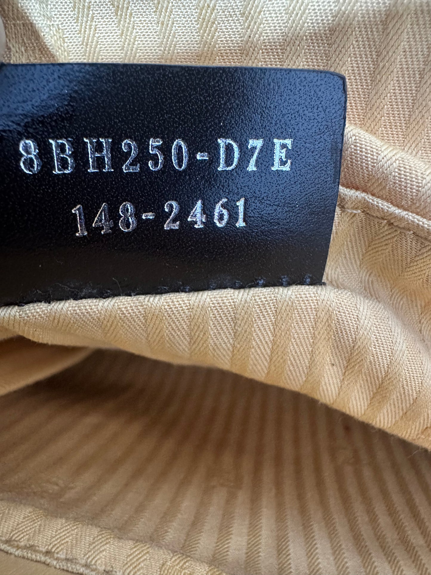 Fendi Yellow Leather Medium 2jours Tote