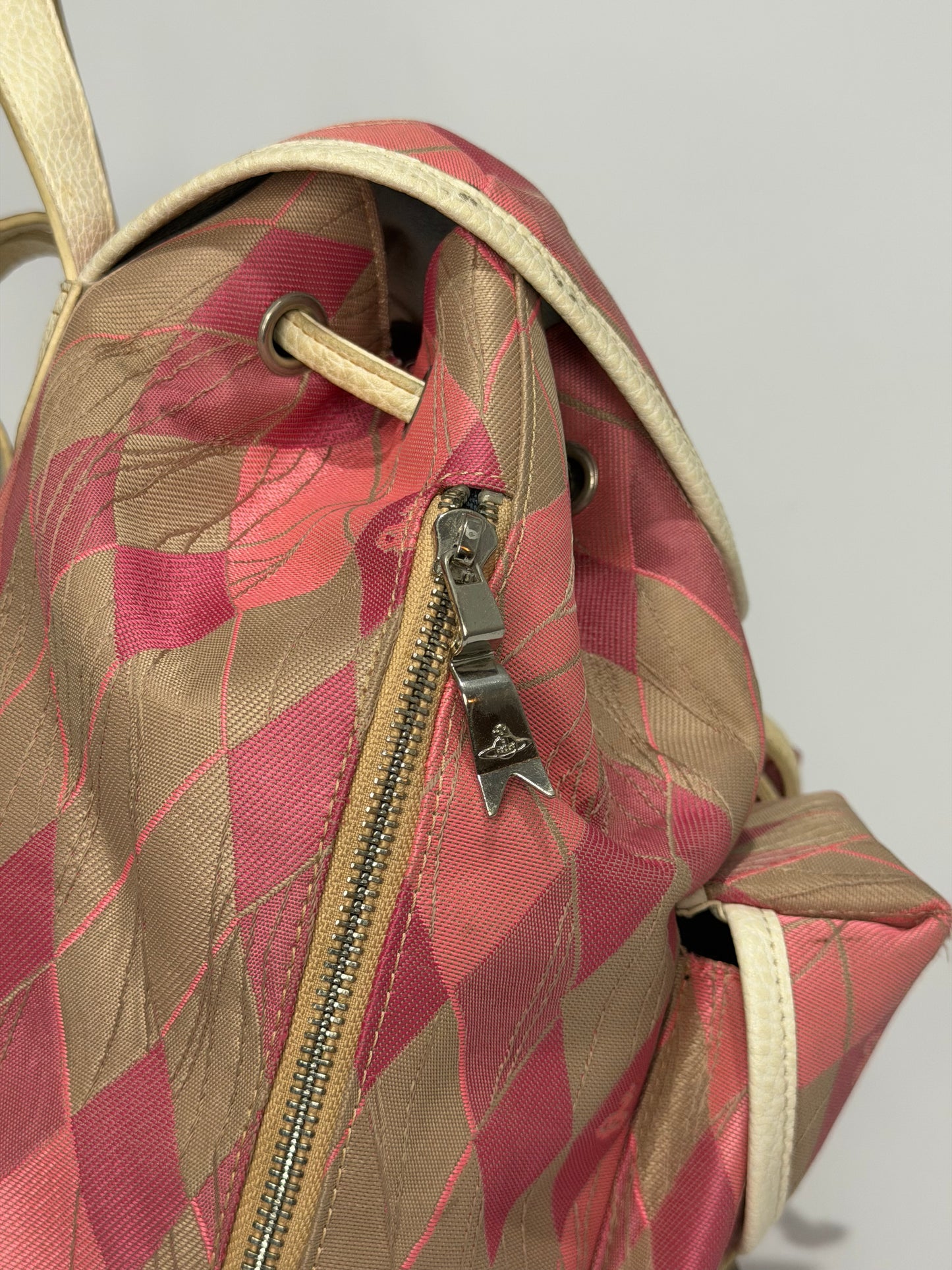 VIVIENNE WESTWOOD DERBY CHECKED BACKPACK
