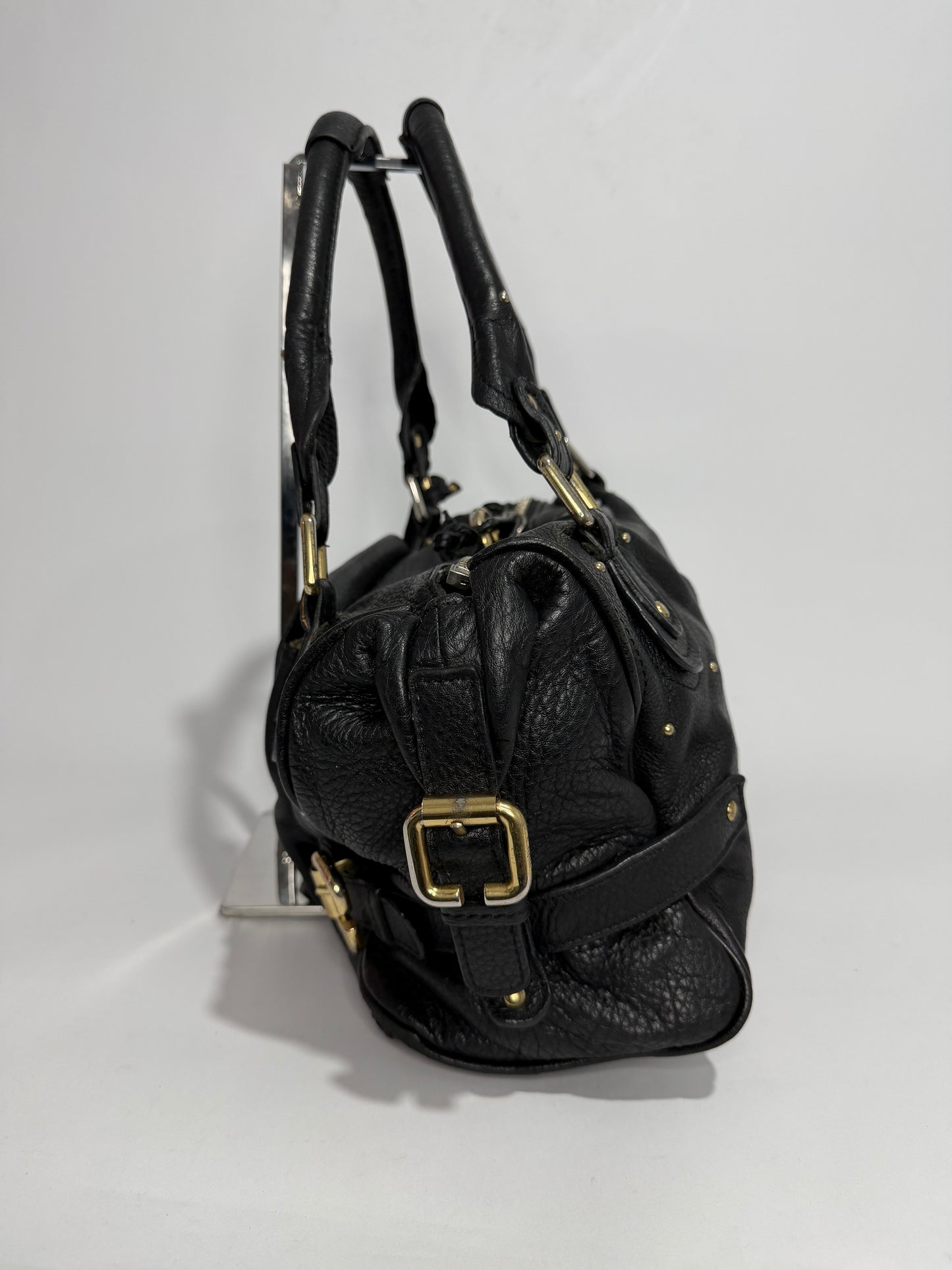 CHLOE Moka Leather Large Paddington Satchel Bag
