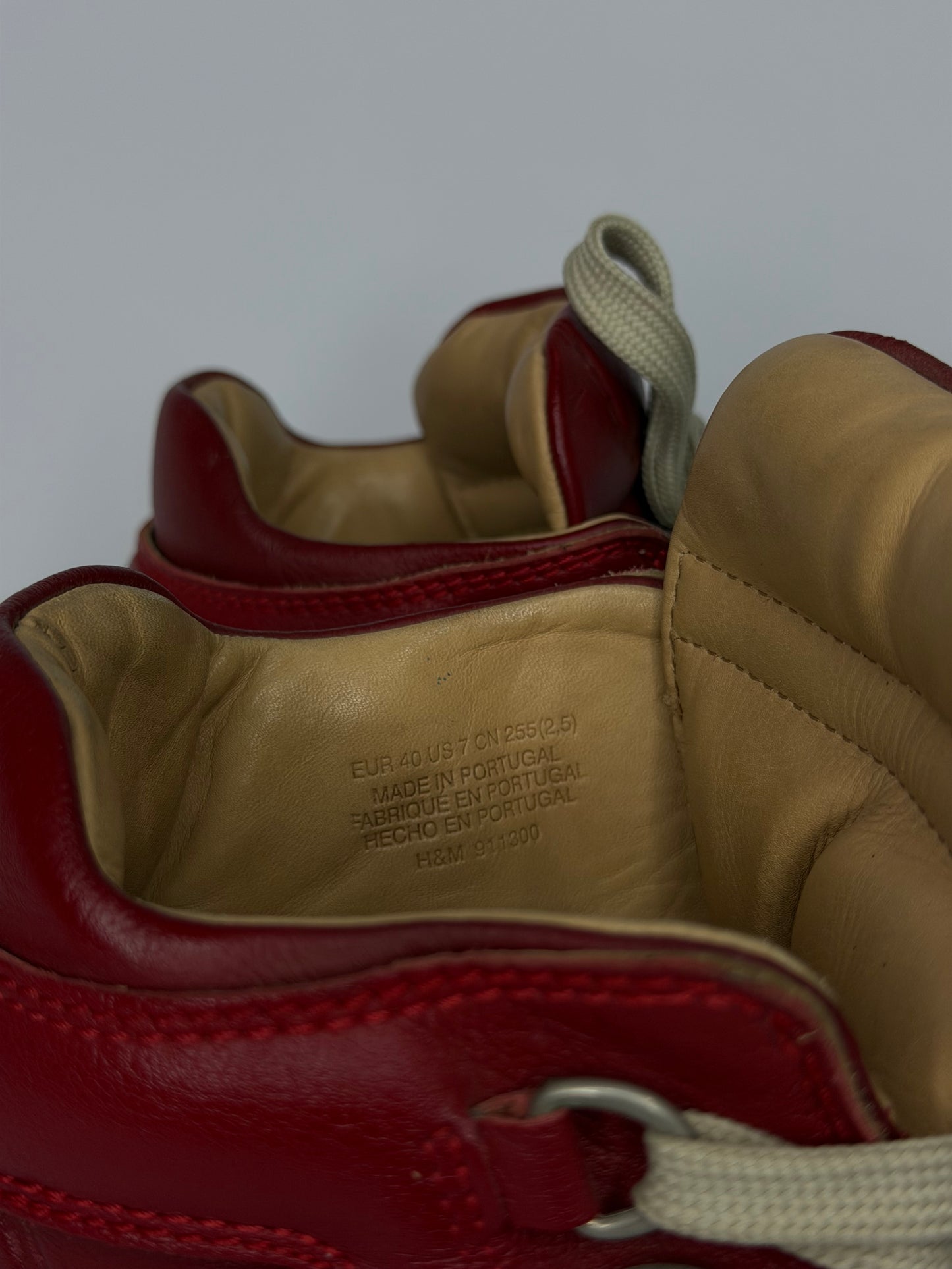 H&M x Maison Martin Margiela Trompe L’oeil High-Top Size 40 EU