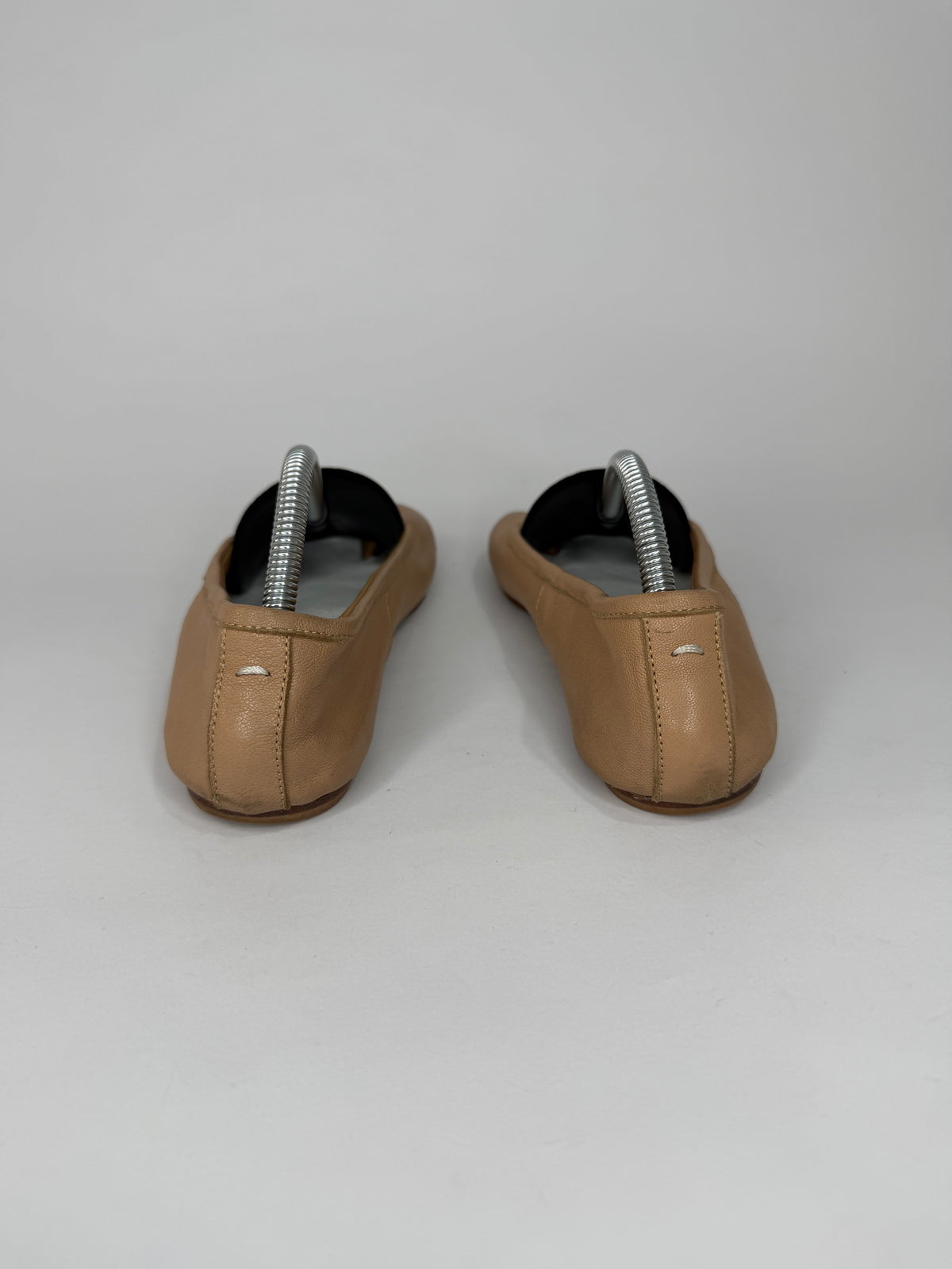 Maison Margiela Tabi Ballet Flats Brown Leather Split-Toe EU 37 / 7 US/ 4 UK