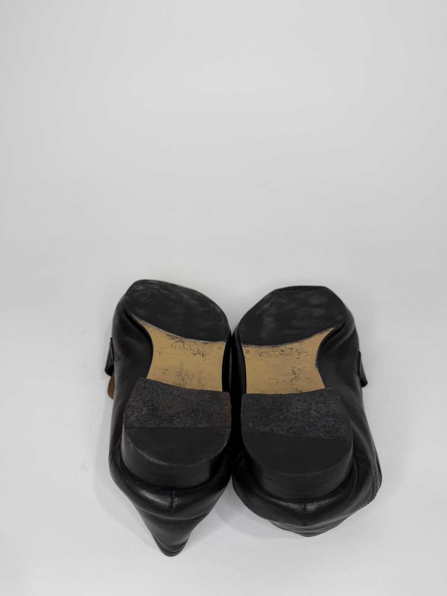 HERMES
Goatskin Womens Royal Loafers Black Size 38 EU/ 8 US/ 5UK