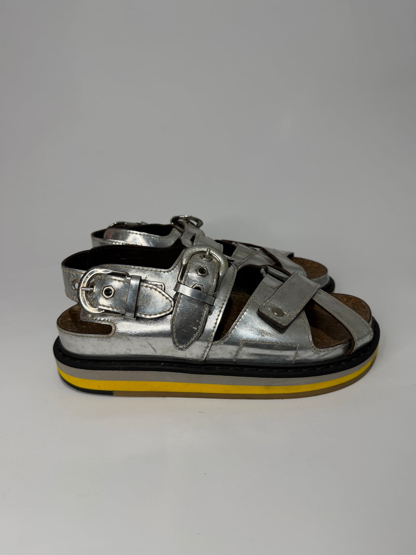 Maison Margiela
Patent Leather Slingback Sandals